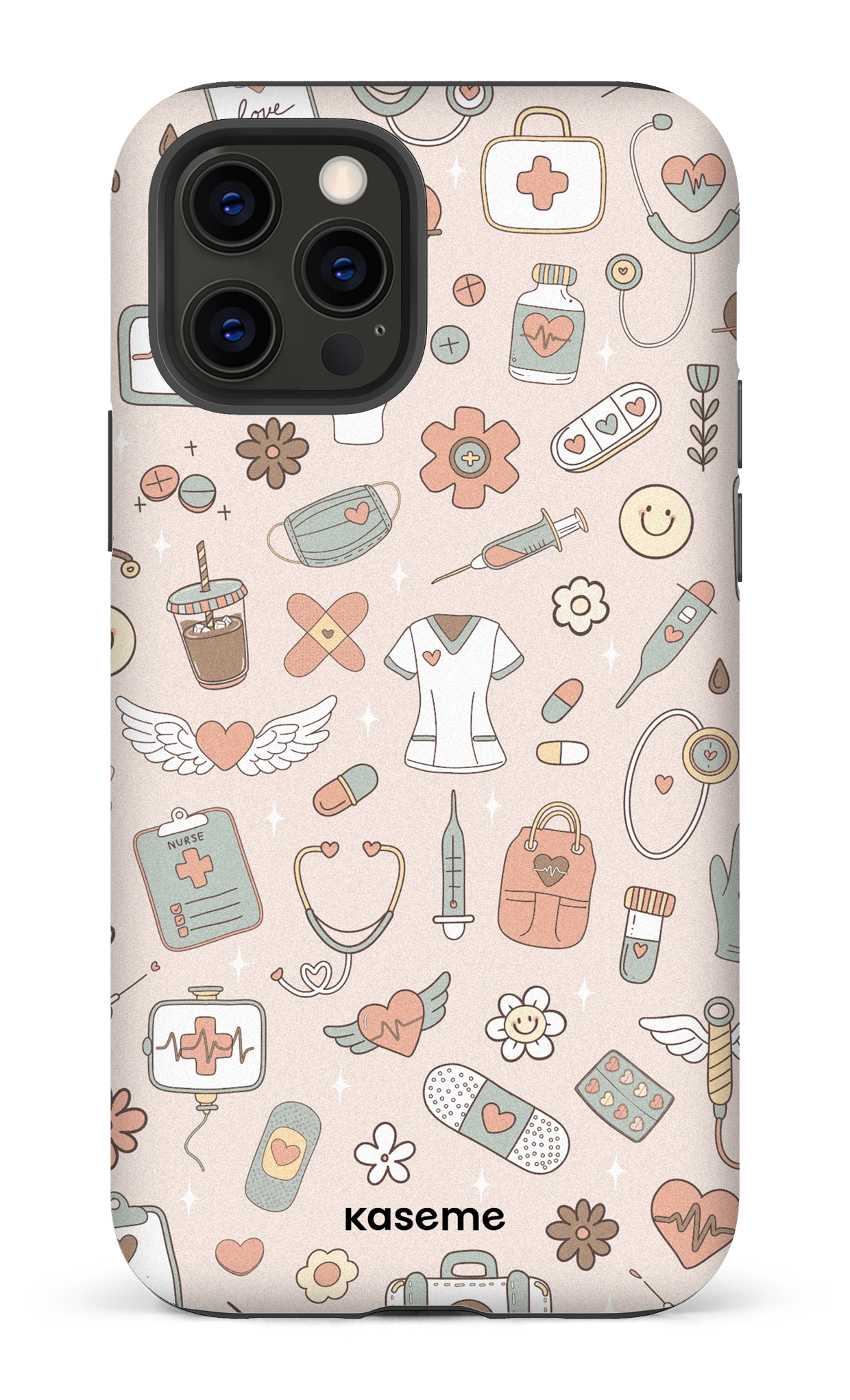 iPhone 12 Pro Tough Matte Code Beige -