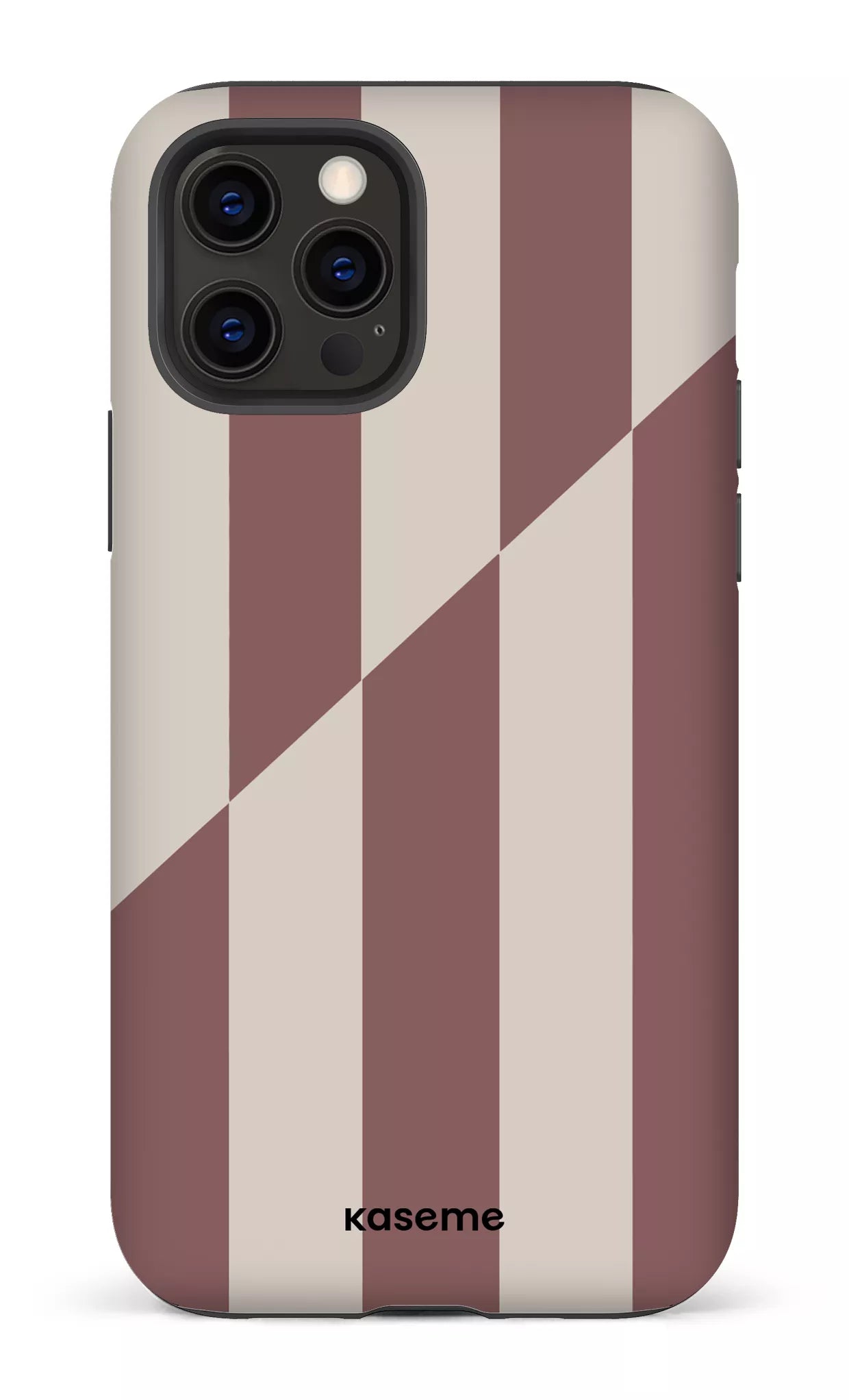 iPhone 12 Pro Tough Matte Divided Brown -