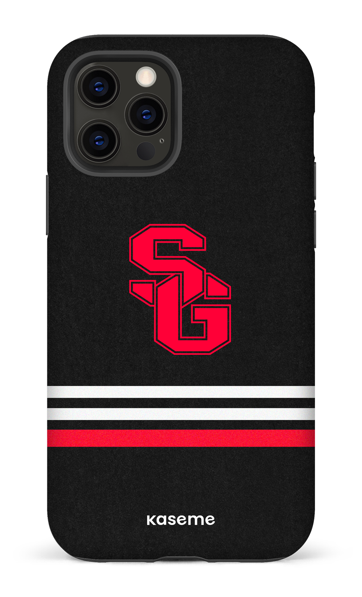 iPhone 12 Pro Tough Matte Dragons PSG Noir -