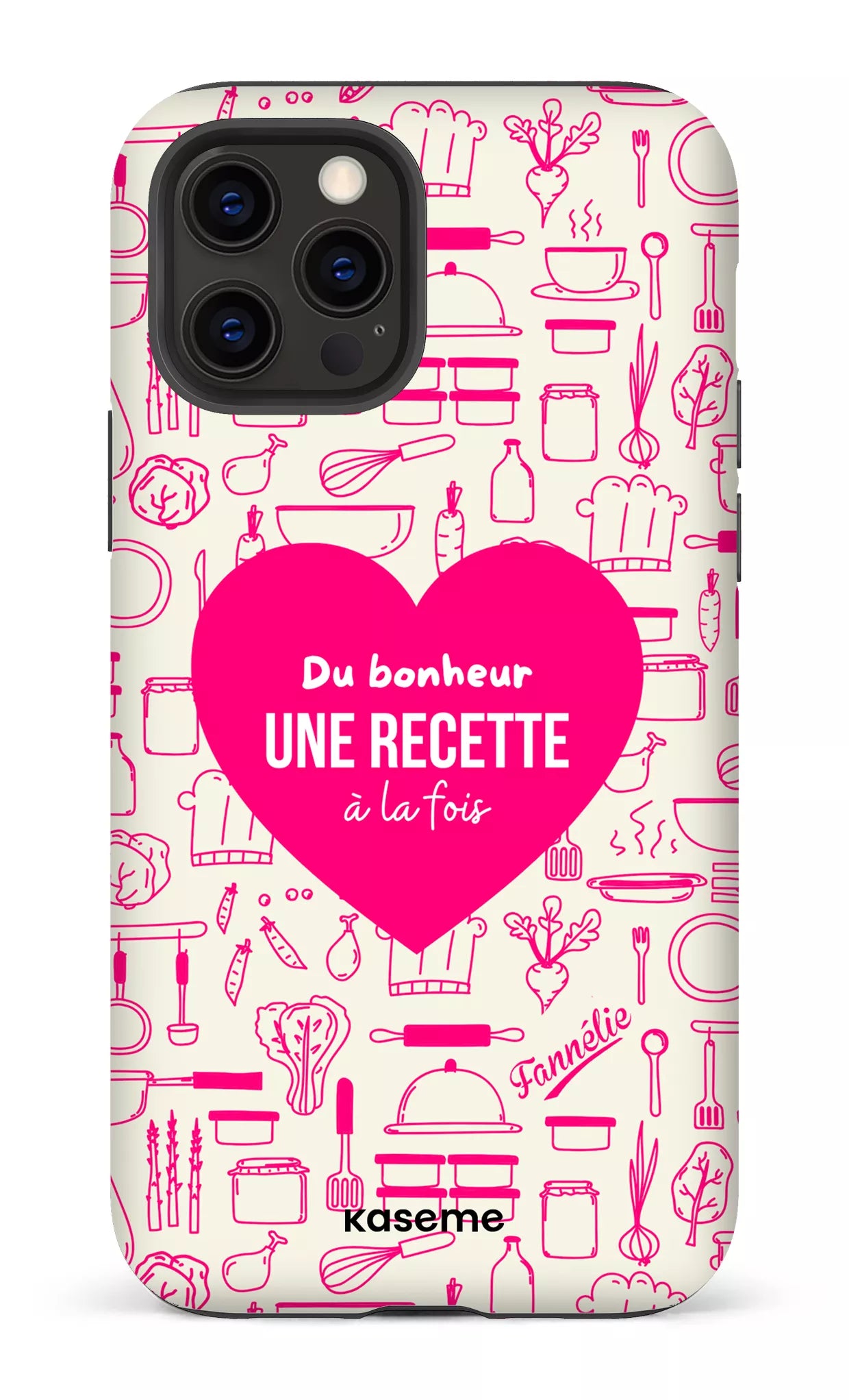 iPhone 12 Pro Tough Matte Du bonheur une recette à la fois -