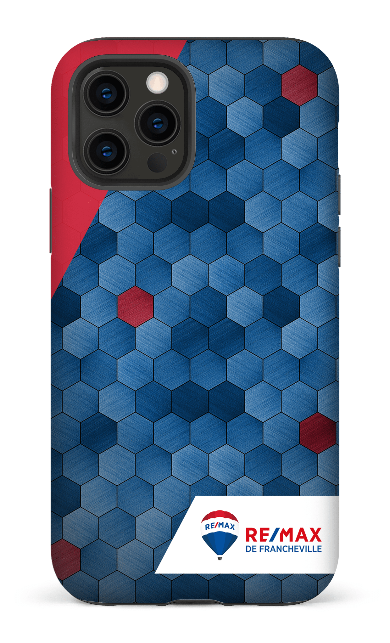 iPhone 12 Pro Tough Matte Exagones texturés de Francheville -