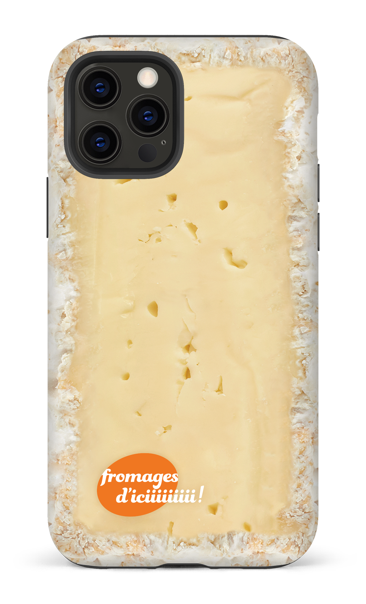 iPhone 12 Pro Tough Matte Fromage Brie Logo -