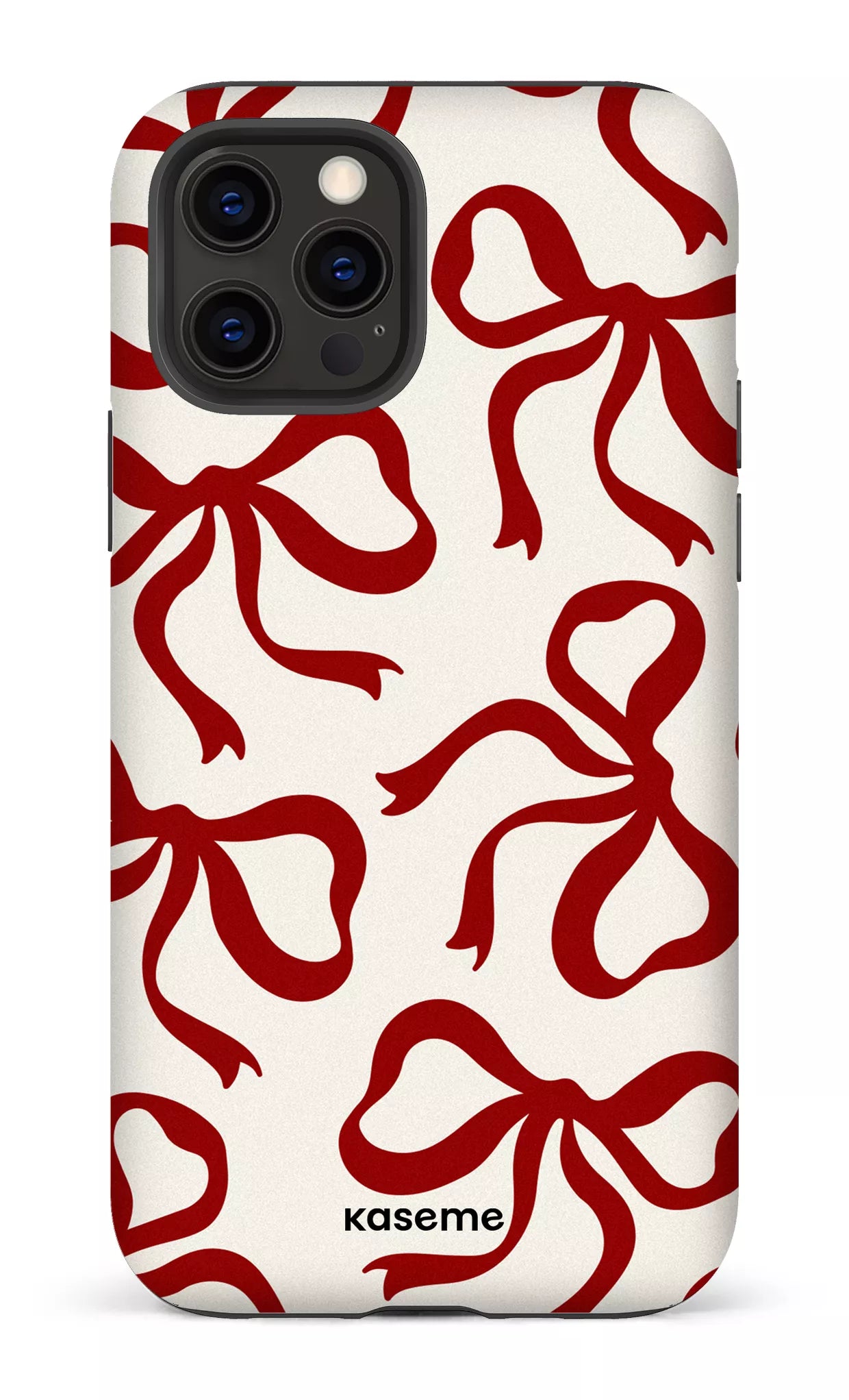 iPhone 12 Pro Tough Matte Lace Burgundy -