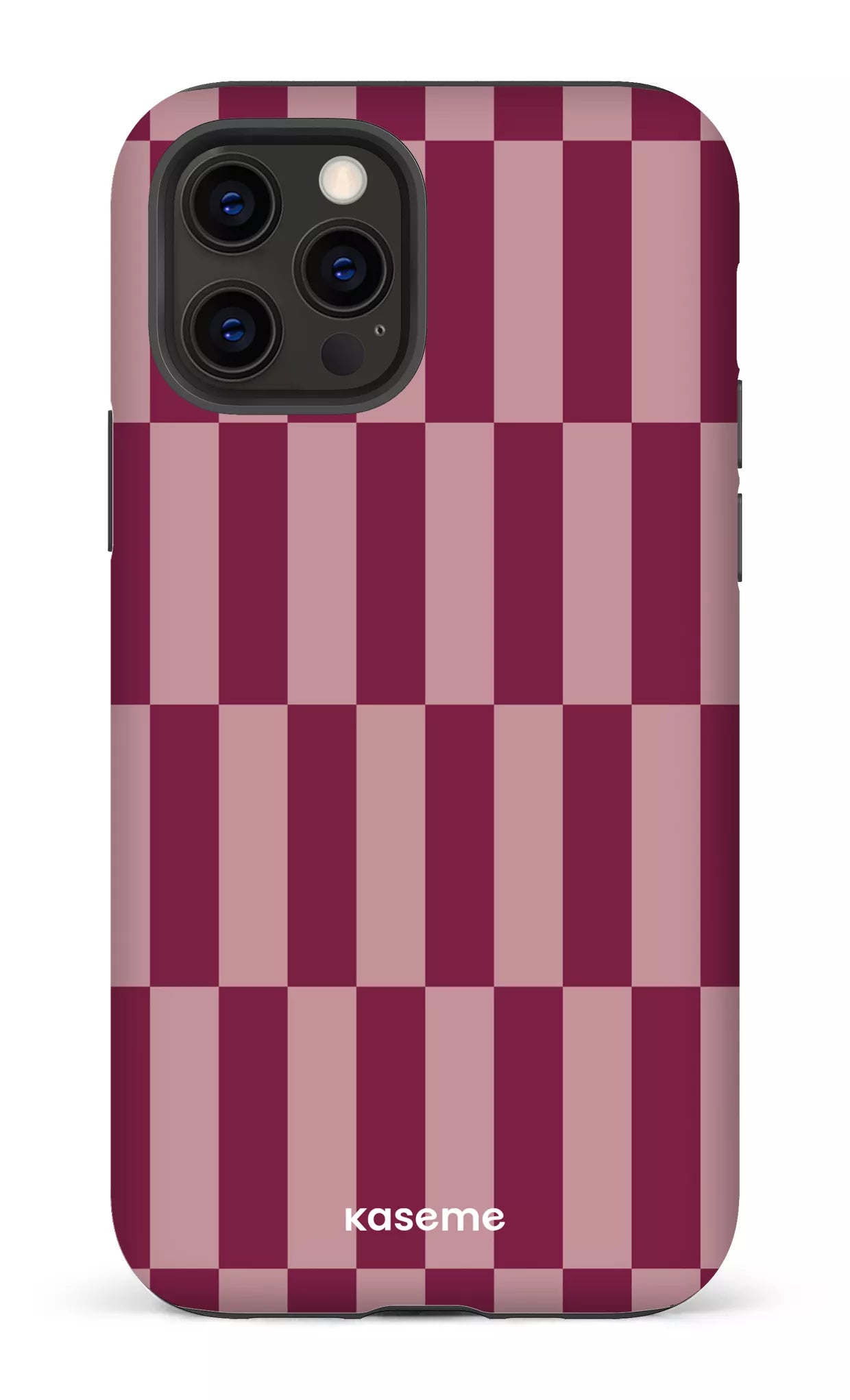 iPhone 12 Pro Tough Matte Structured Burgundy -