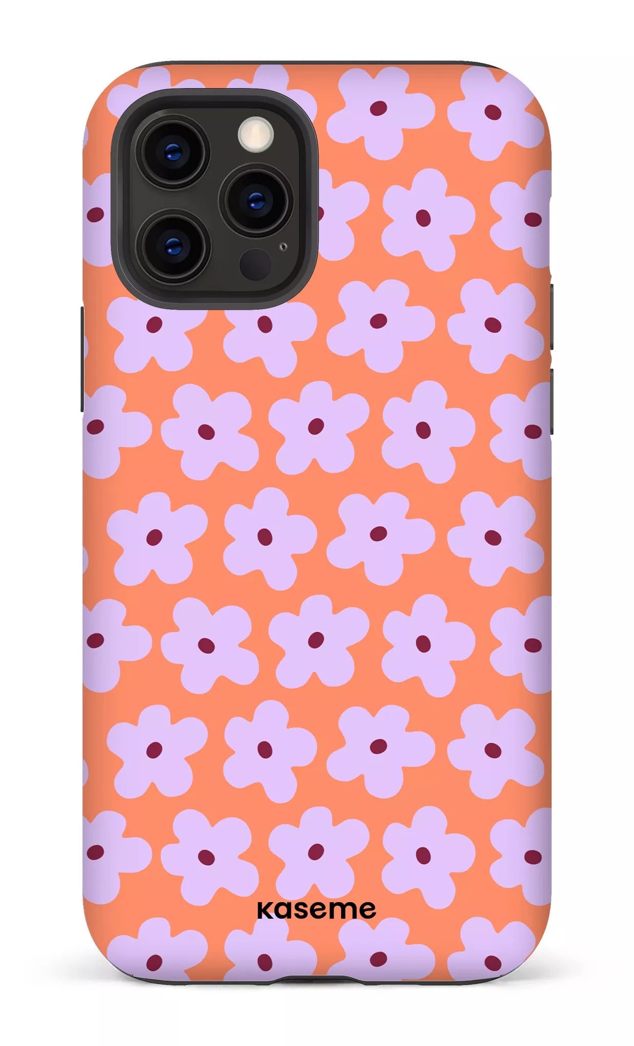 iPhone 12 Pro Tough Matte Viva la Fiori Orange -