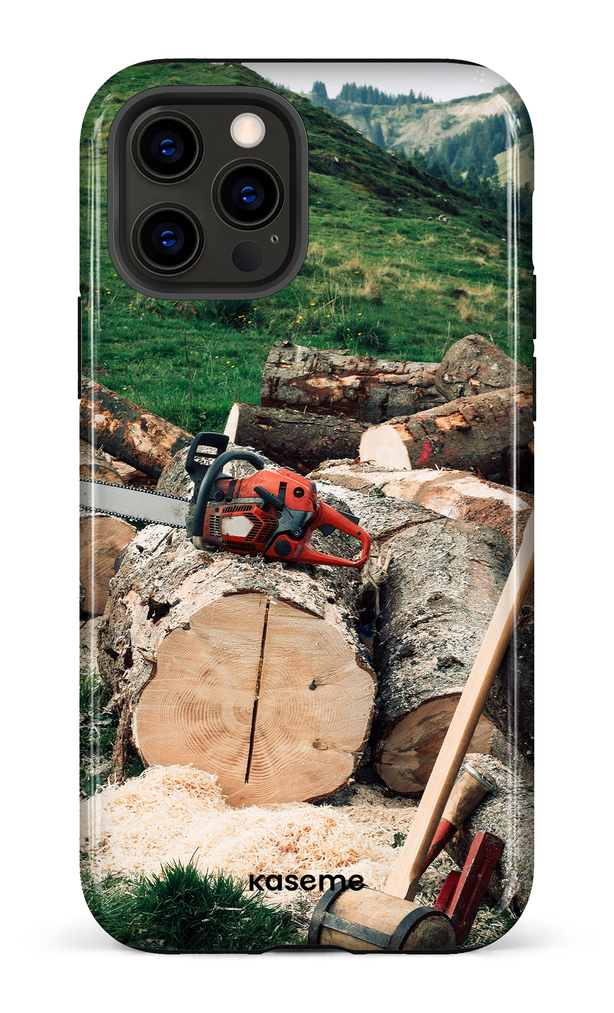 iPhone 12 Pro Tough Timber Cut -