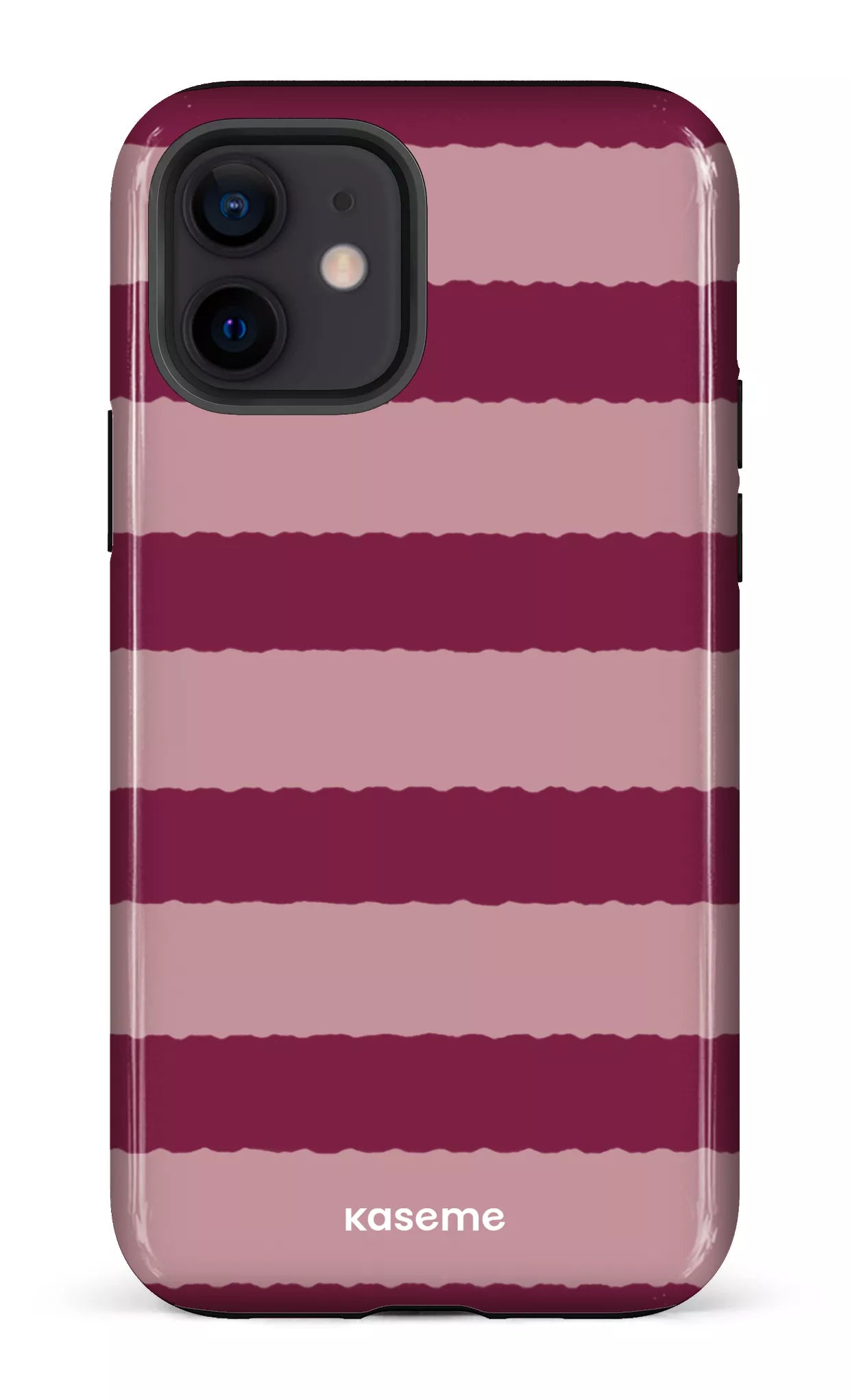 iPhone 12 Tough Aligned Burgundy -
