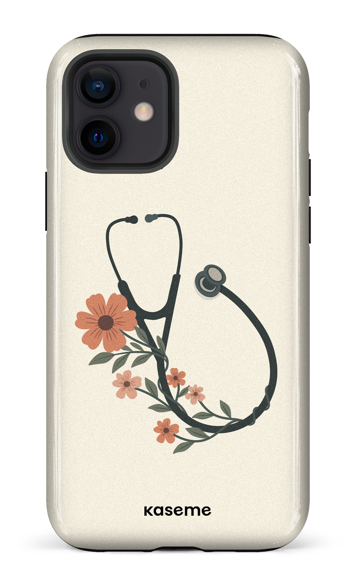 iPhone 12 Tough Blossom Beat Beige -