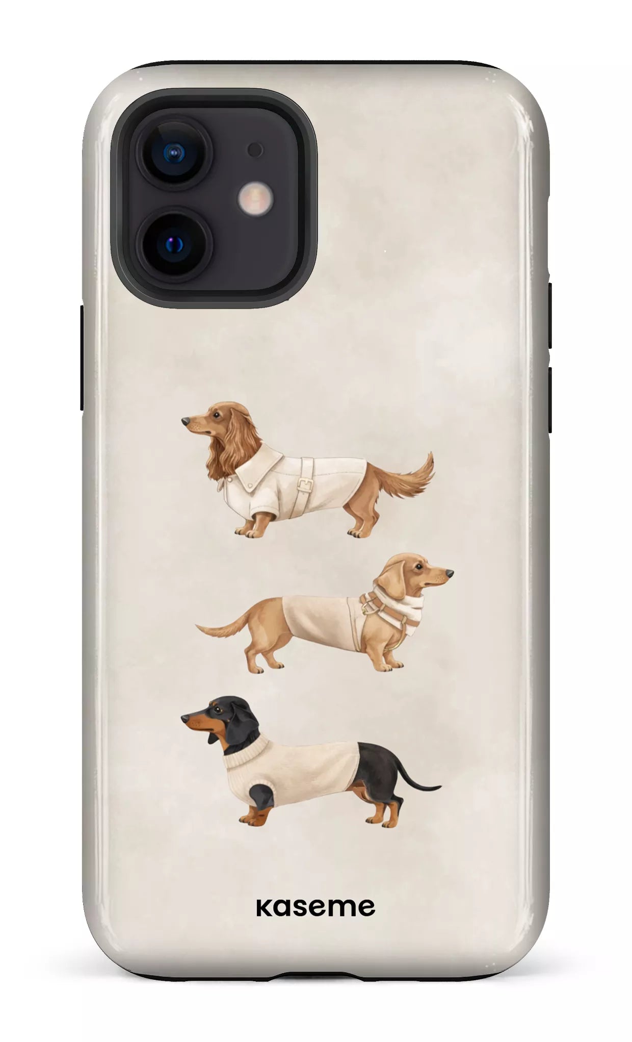 iPhone 12 Tough Doxies Club Beige -