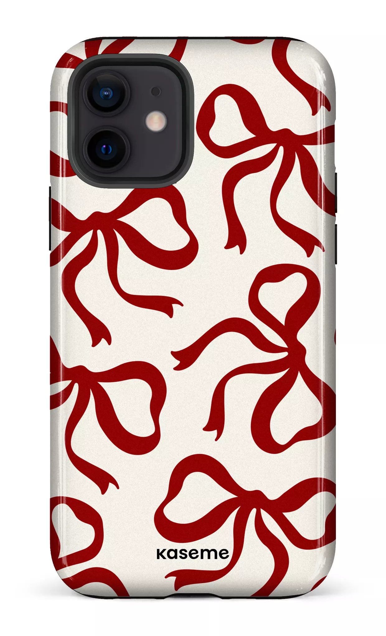 iPhone 12 Tough Lace Burgundy -
