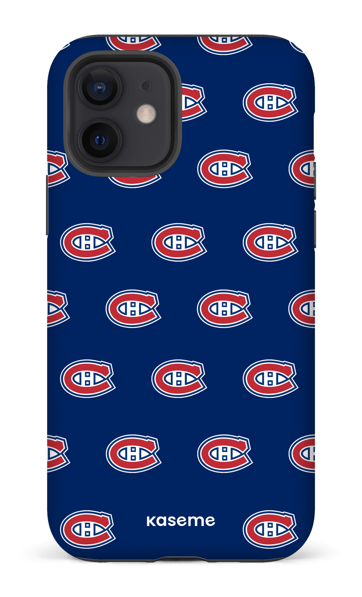 iPhone 12 Tough Matte Canadiens Bleu -