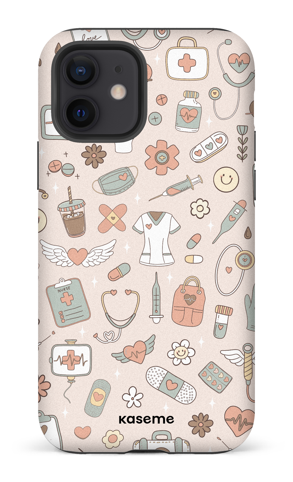 iPhone 12 Tough Matte Code Beige -