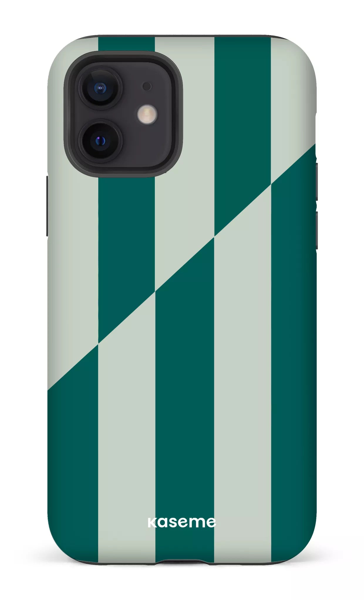 iPhone 12 Tough Matte Divided Green -