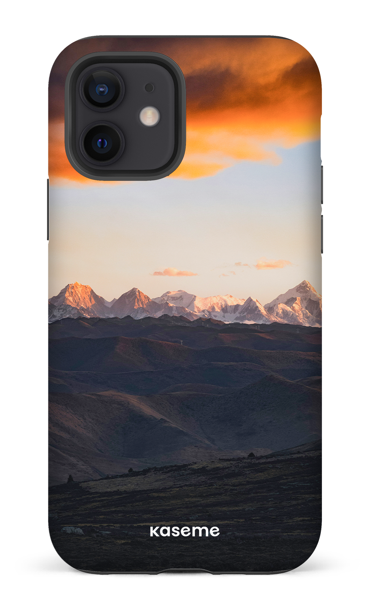 iPhone 12 Tough Matte Golden Peaks -