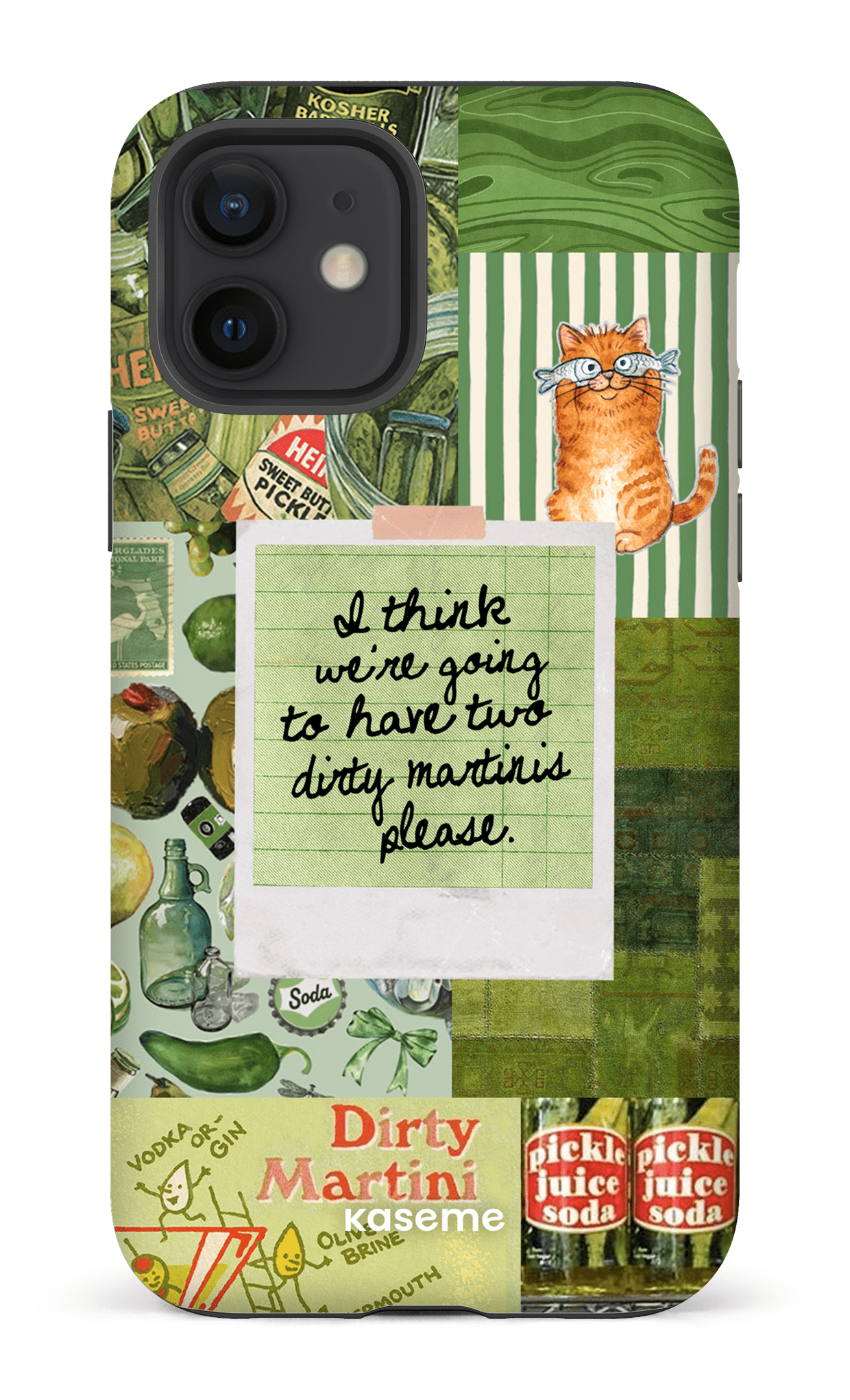 iPhone 12 Tough Matte Green Hour -