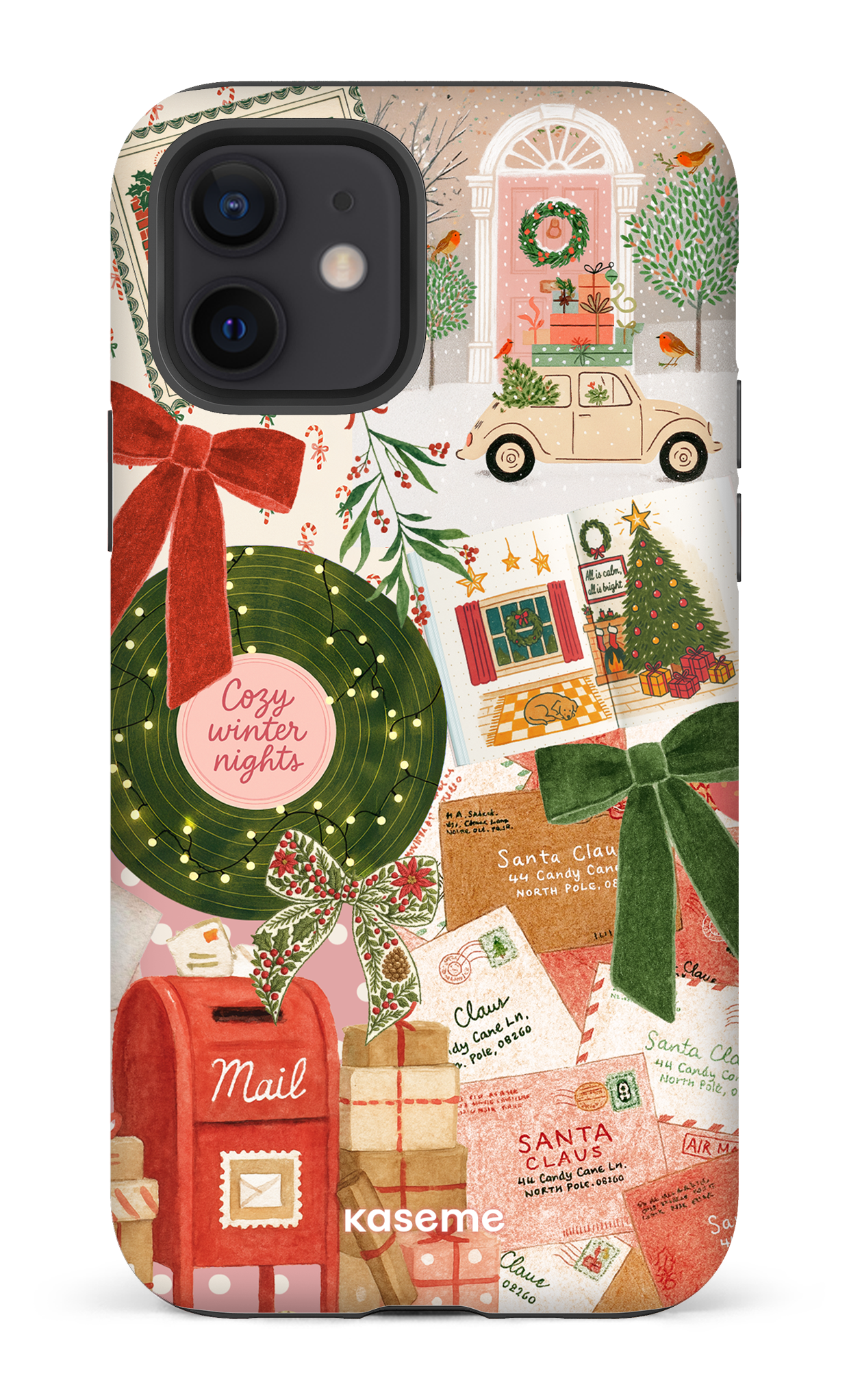 iPhone 12 Tough Matte Merry Mail -