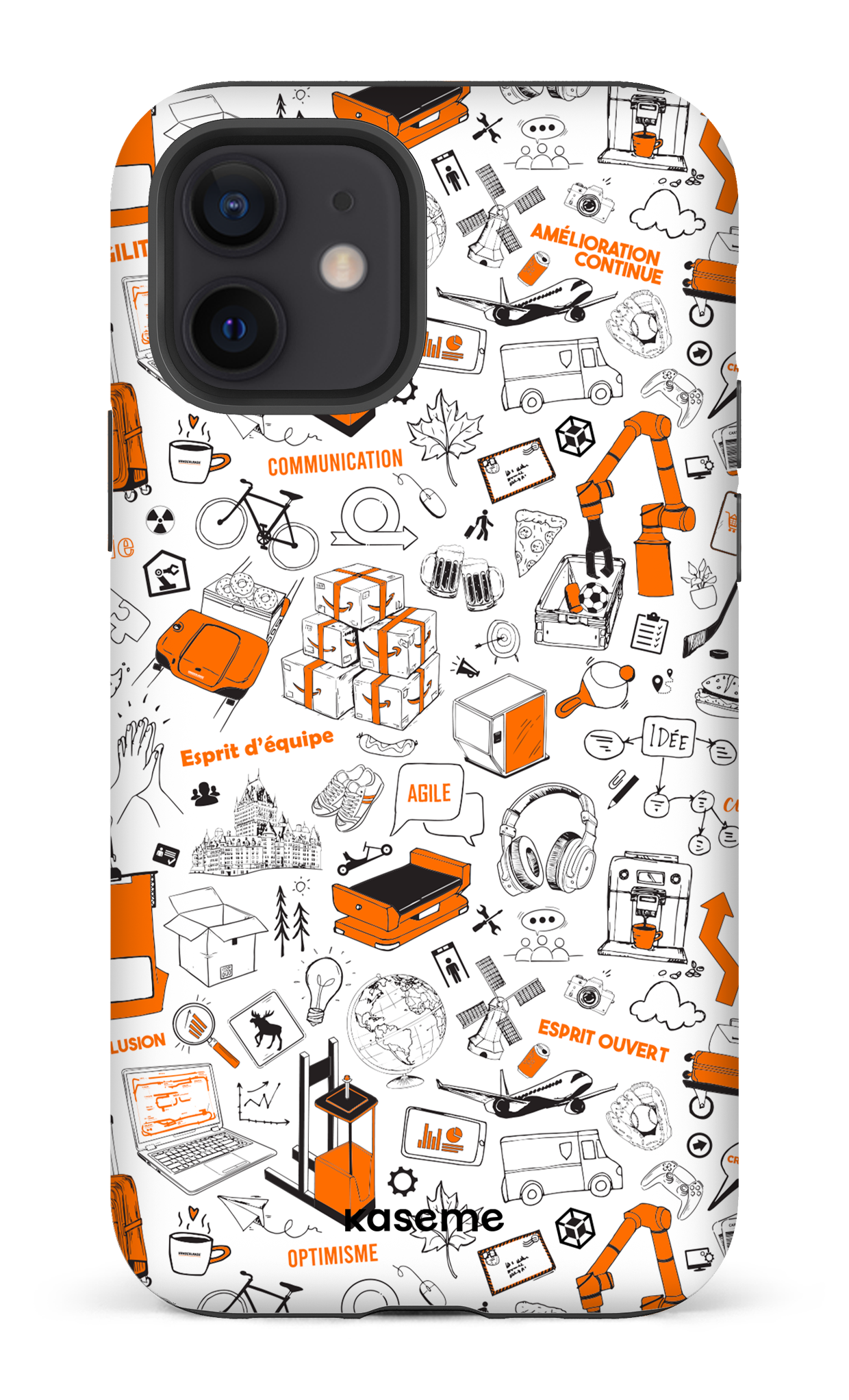 iPhone 12 Tough Matte Murale Vanderlande -