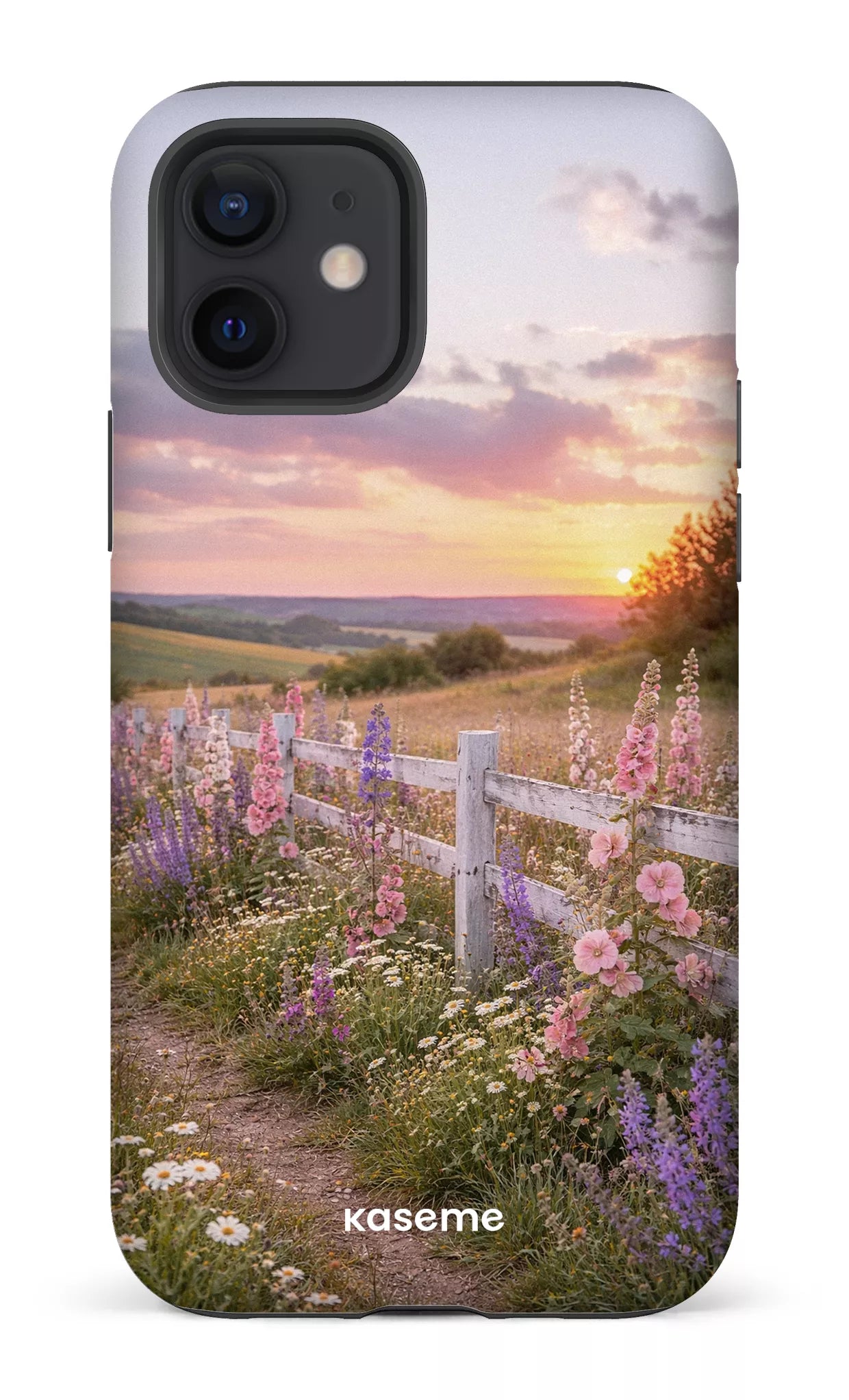 iPhone 12 Tough Matte Pink Sky -