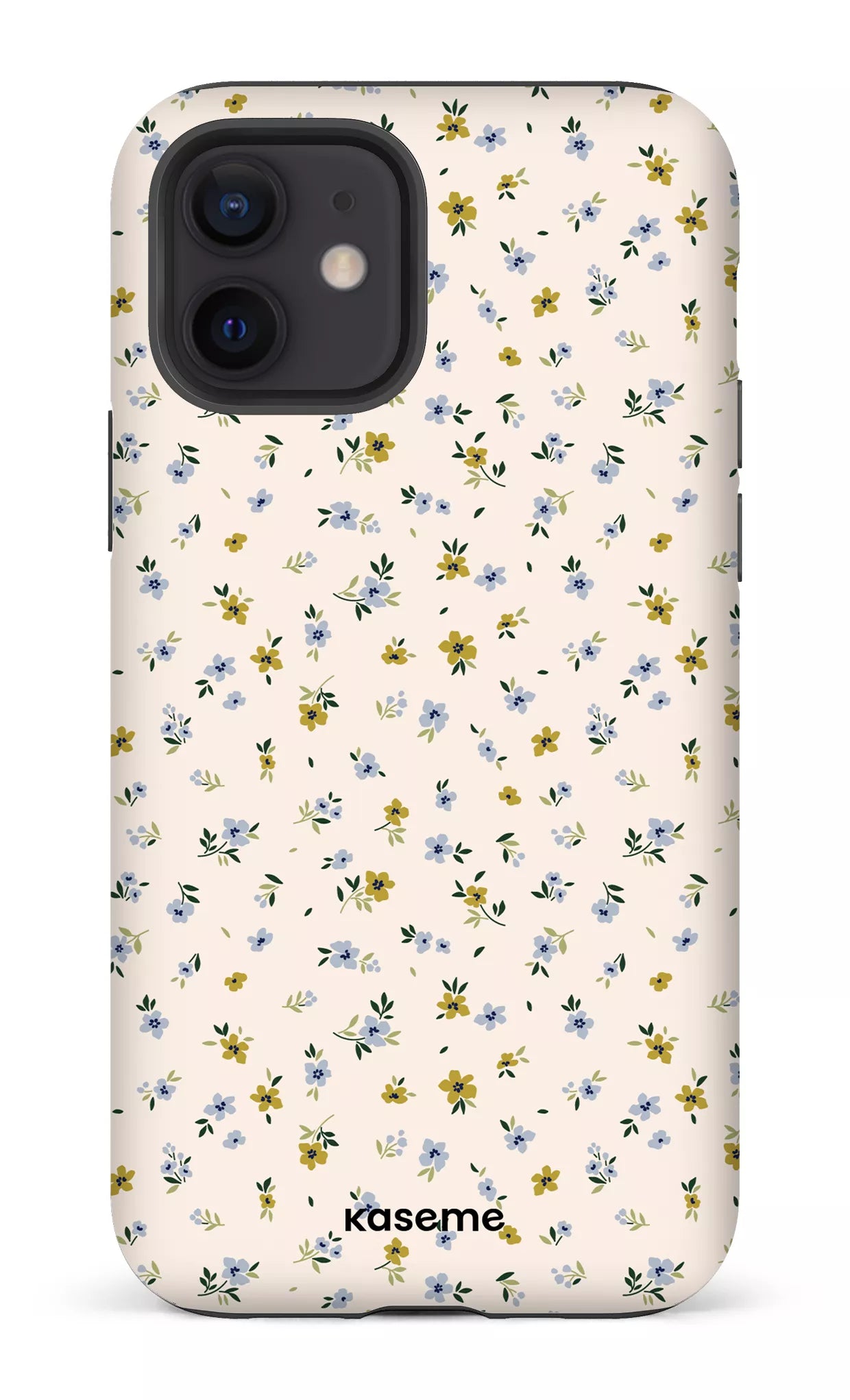 iPhone 12 Tough Matte Porcelain Blossom Blue -