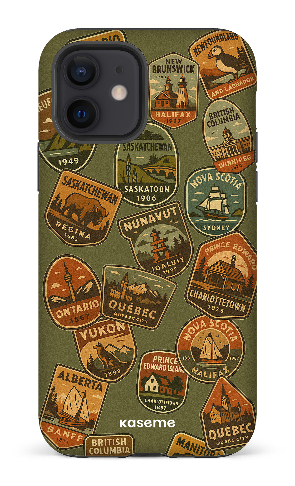 iPhone 12 Tough Matte Provinces -