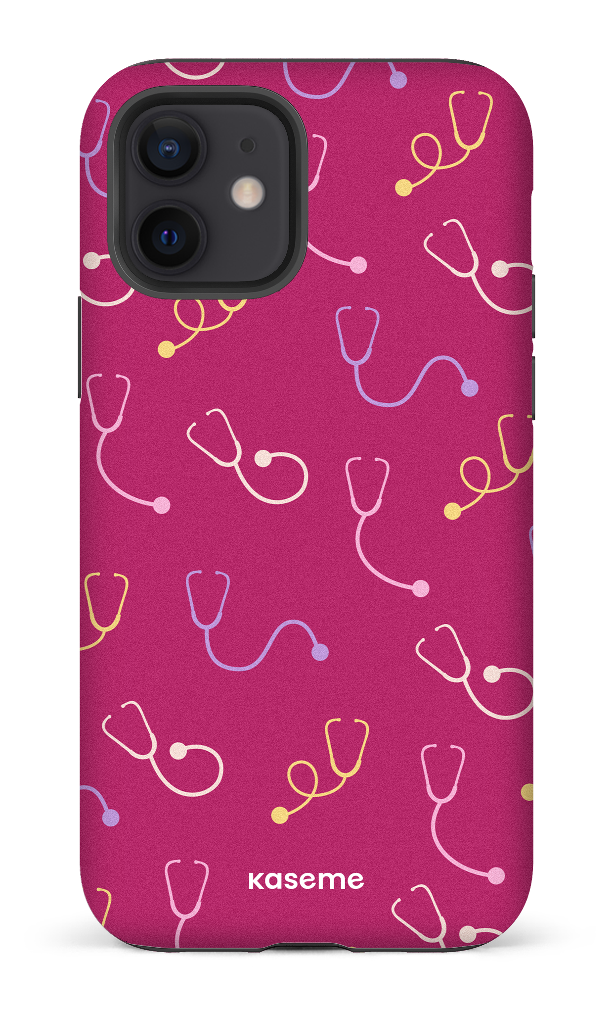 iPhone 12 Tough Matte Pulse Pink -