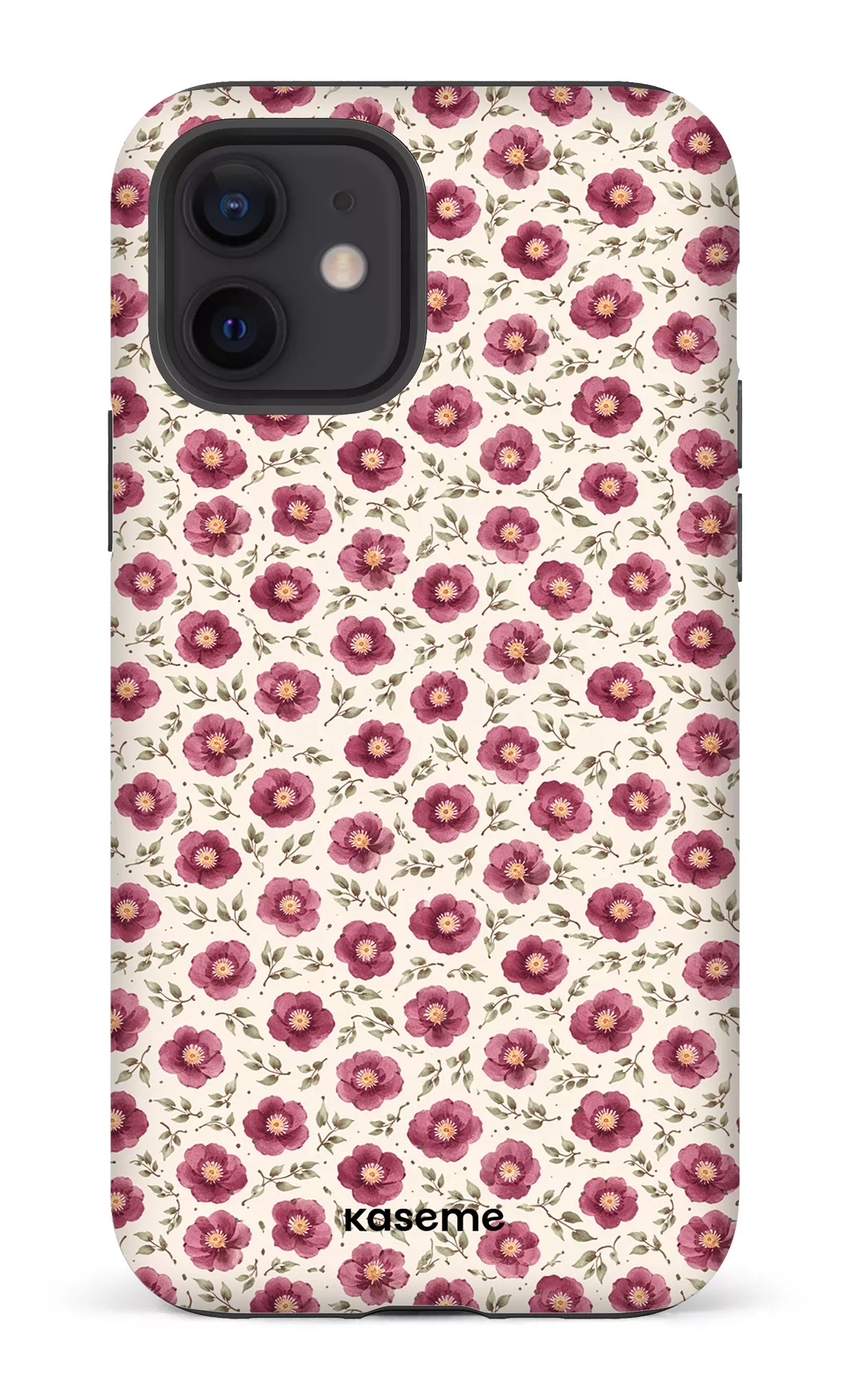 iPhone 12 Tough Matte Ruby Bloom -