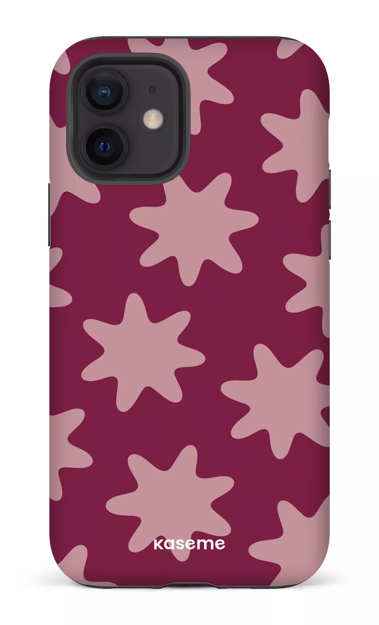 iPhone 12 Tough Matte Unframed Burgundy -