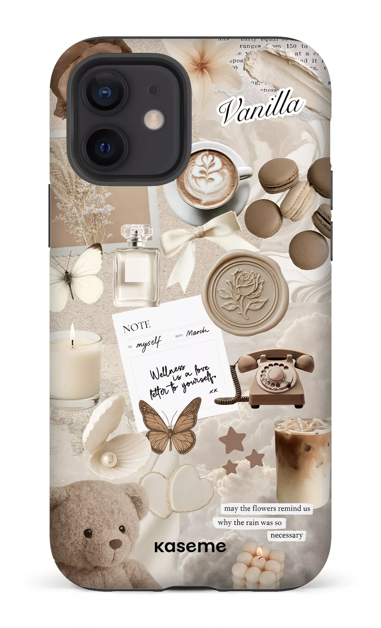 iPhone 12 Tough Matte Vanilla Reverie -