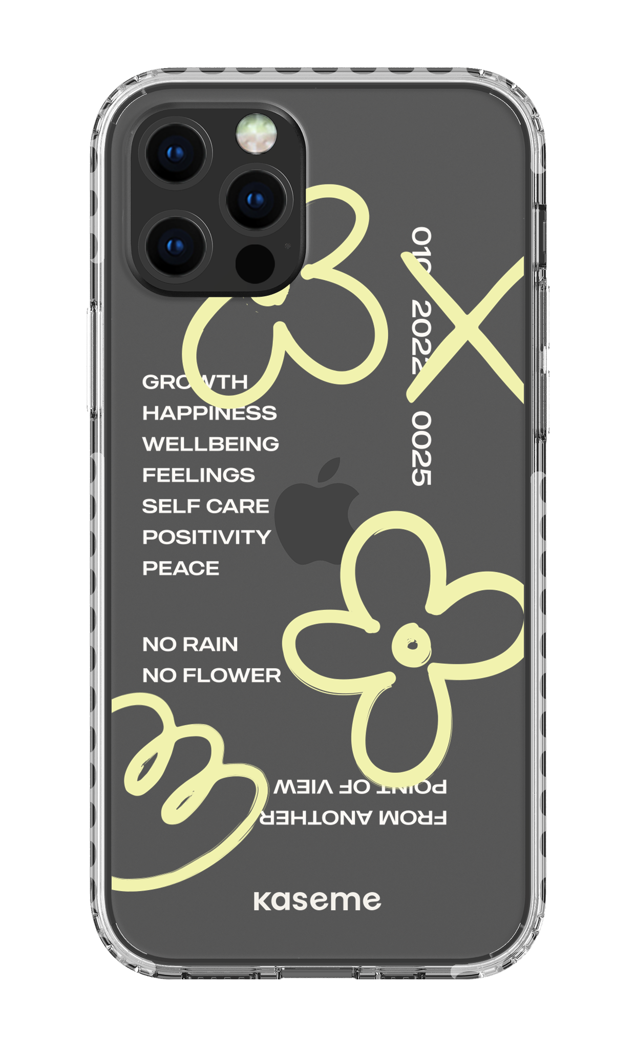 iPhone 12 pro Clear Case - White Feelings clear case -