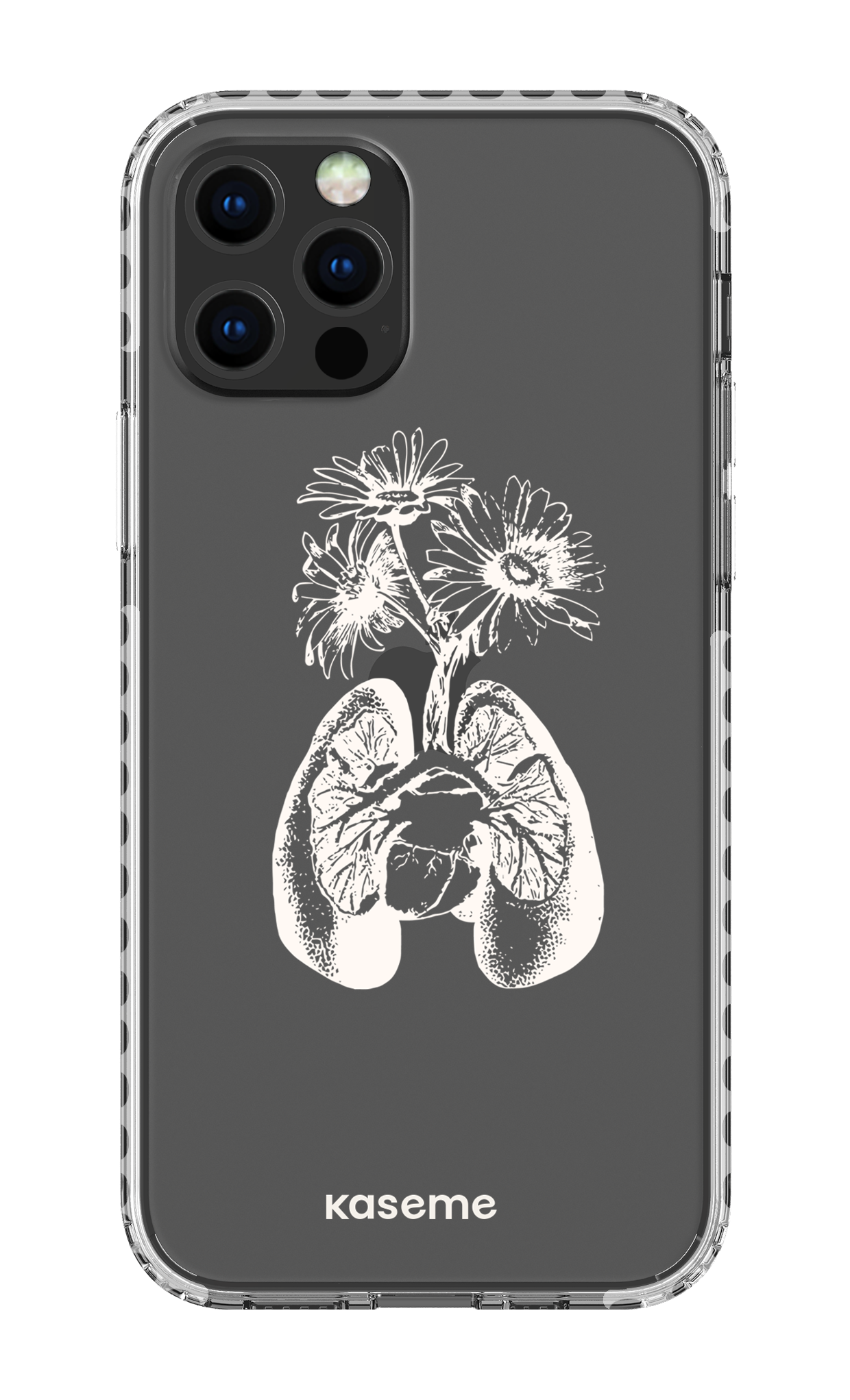 iPhone 12 pro Clear Case - White Revival clear case -