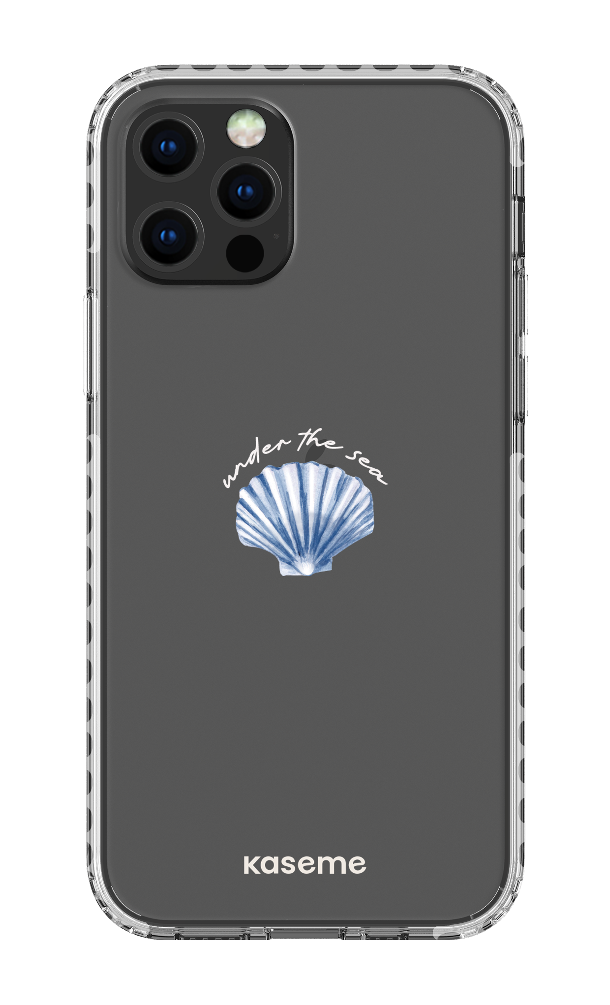 iPhone 12 pro Clear Case - White Sealia Clear Case -