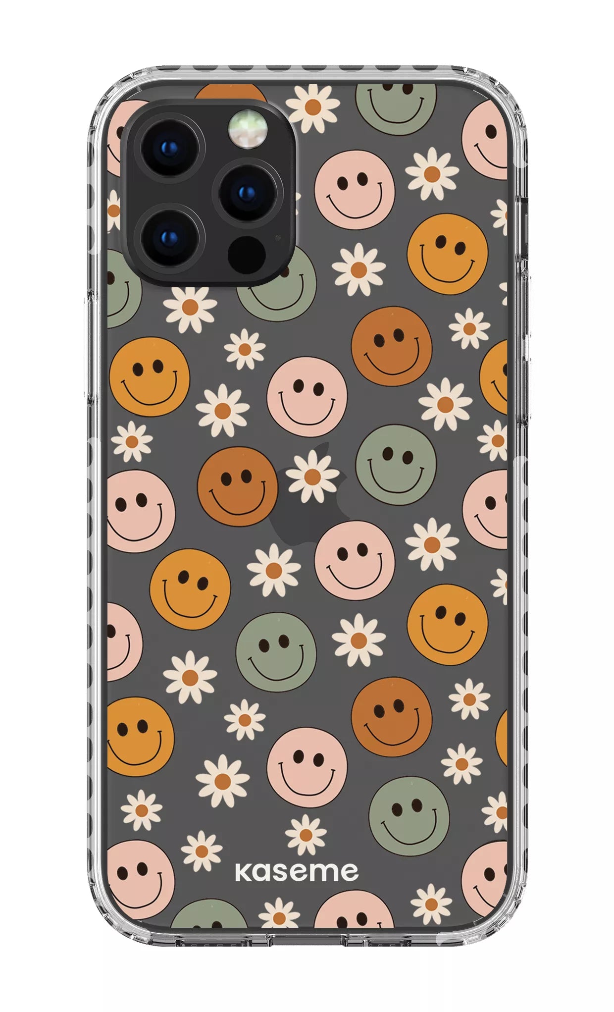 iPhone 12 pro Clear Case - White Smirk Clear Case -