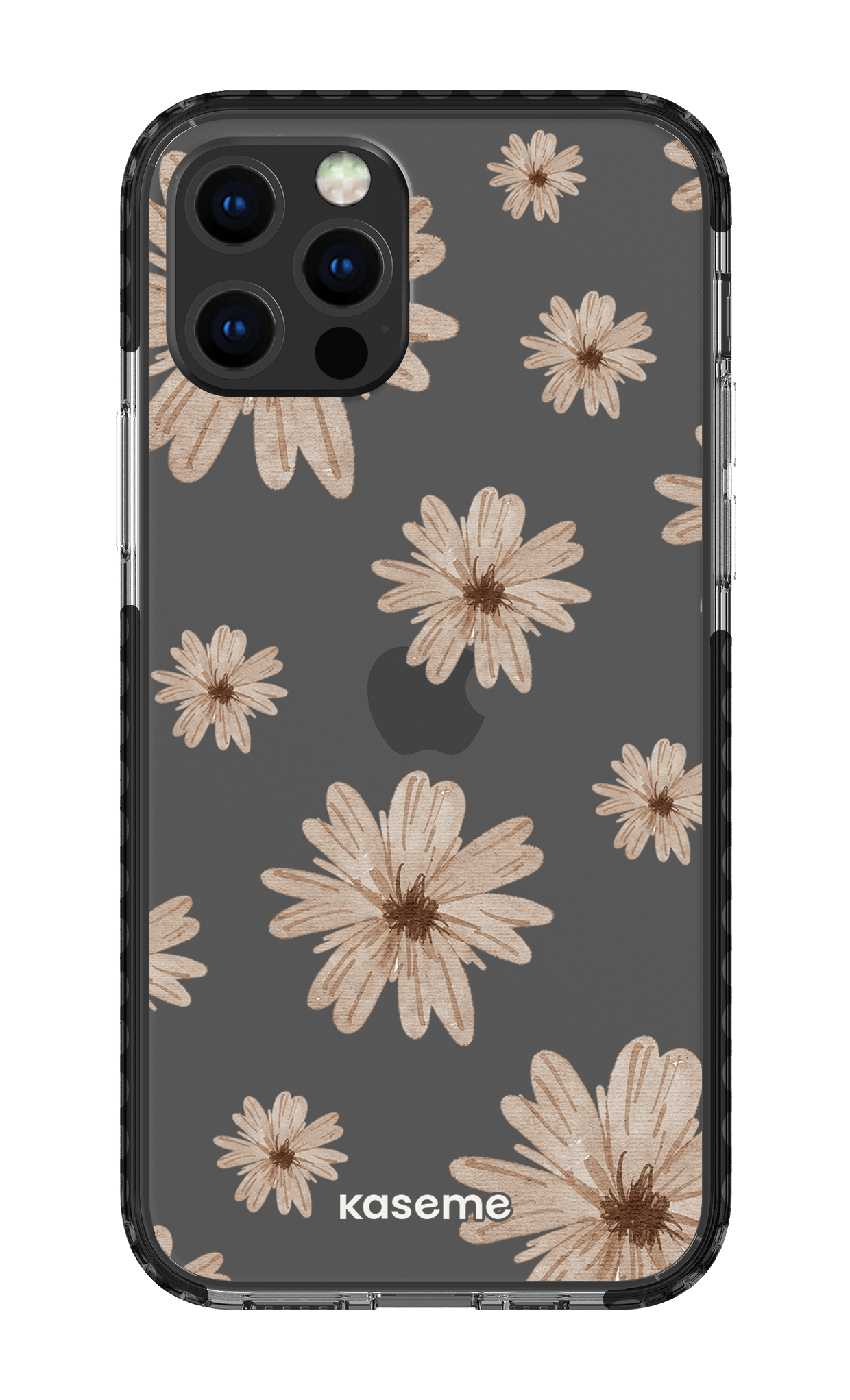 iPhone 12 pro Clear Case Black Delicate Dreams Clear Case -