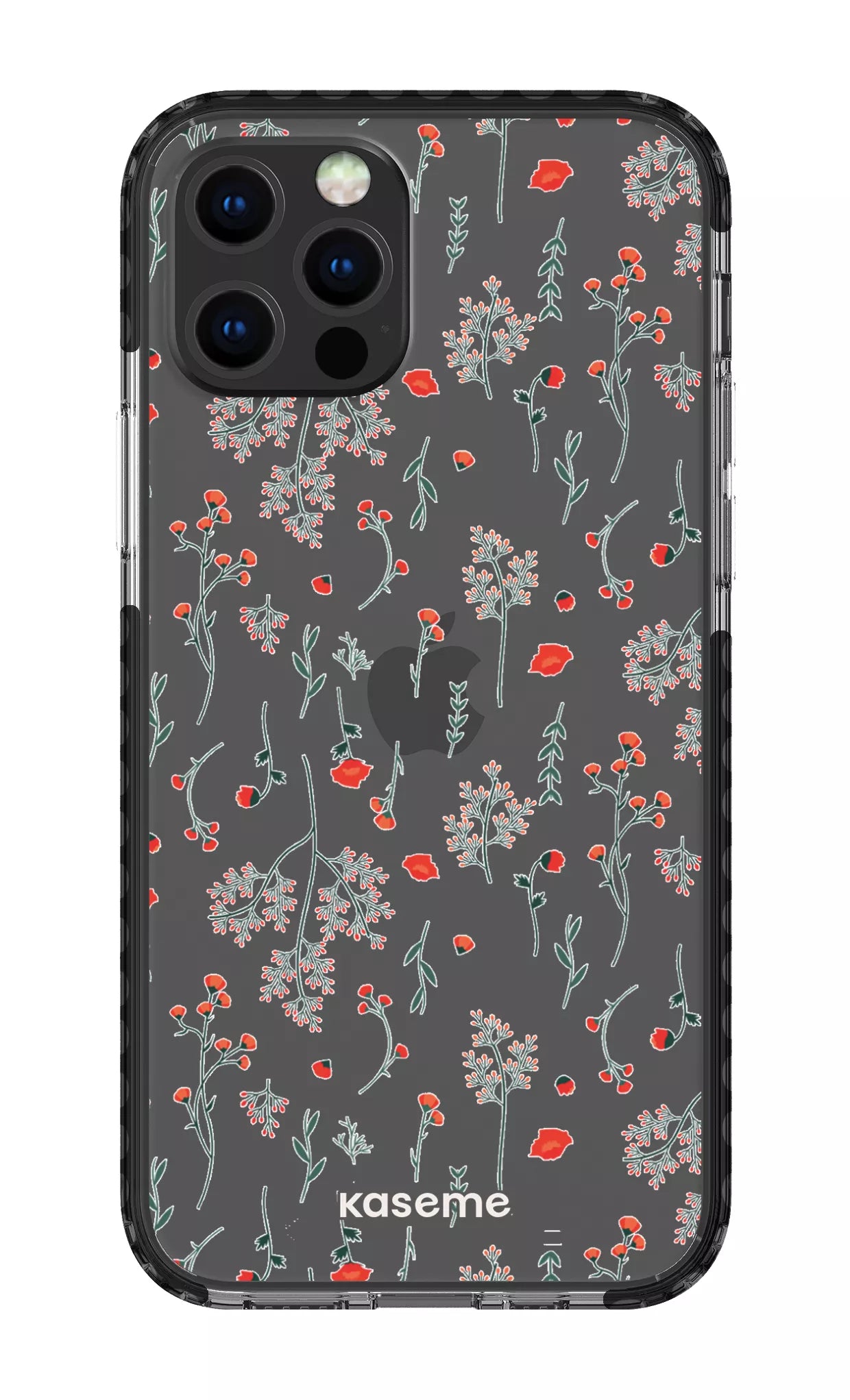 iPhone 12 pro Clear Case Black Evelyn Clear Case -