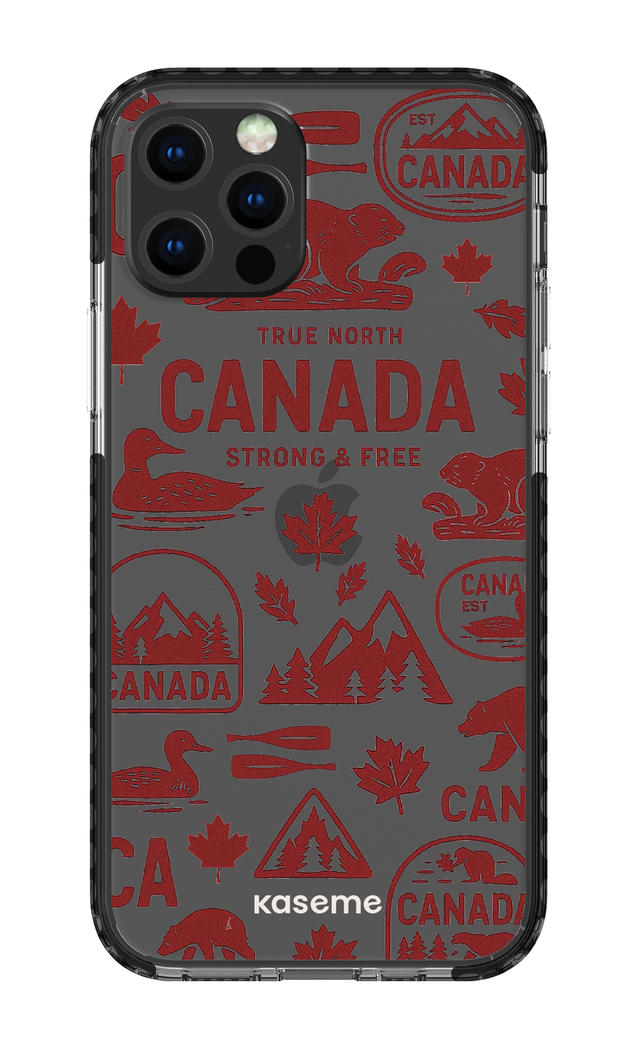 iPhone 12 pro Clear Case Black Oh Canada -