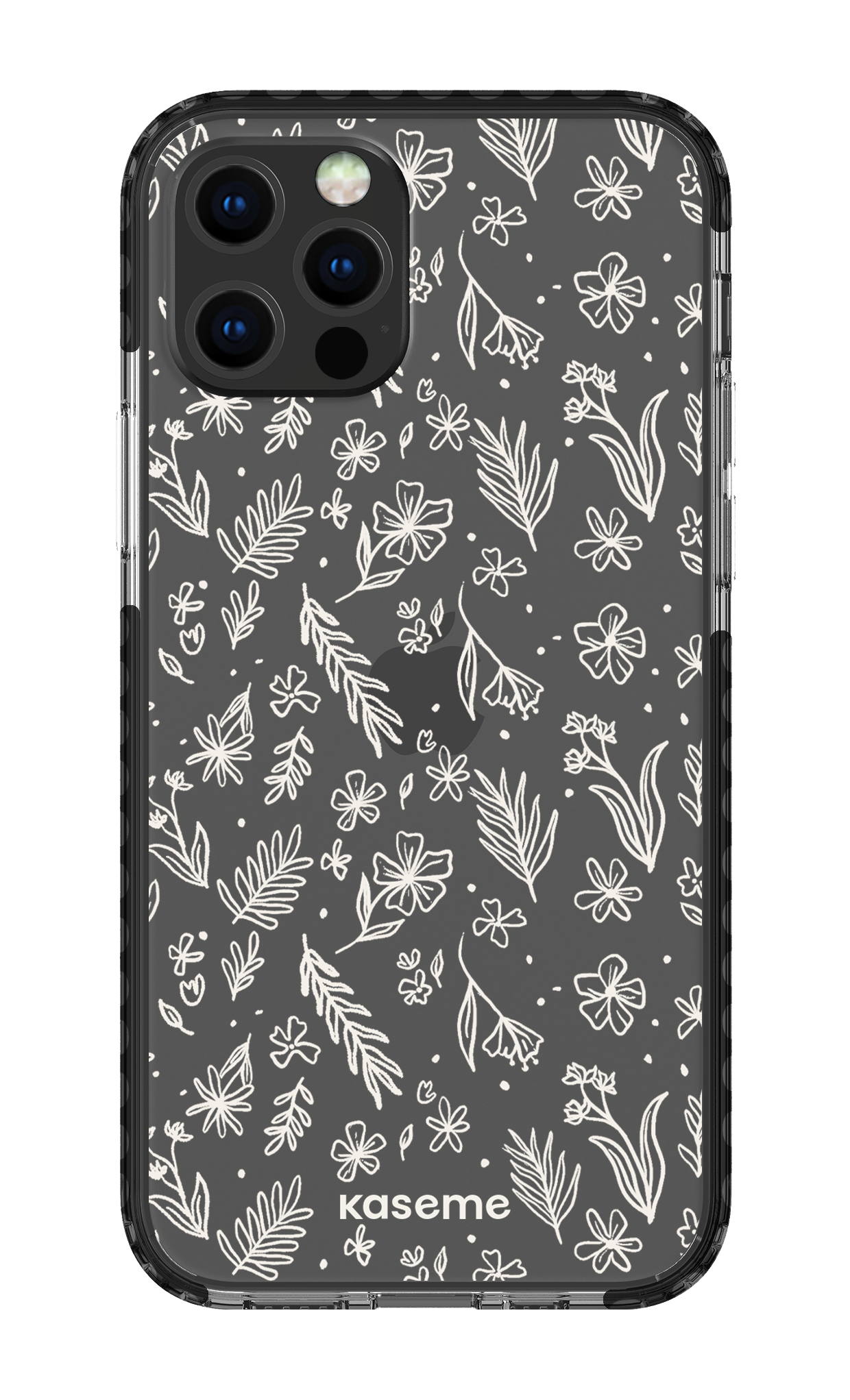 iPhone 12 pro Clear Case Black Olive Branch Clear Case -