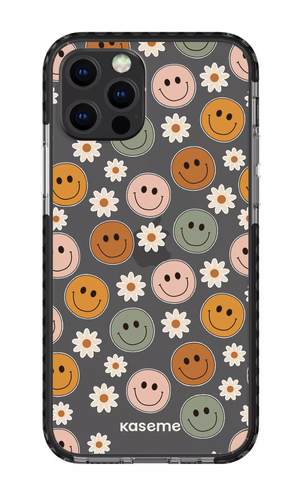 iPhone 12 pro Clear Case Black Smirk Clear Case -