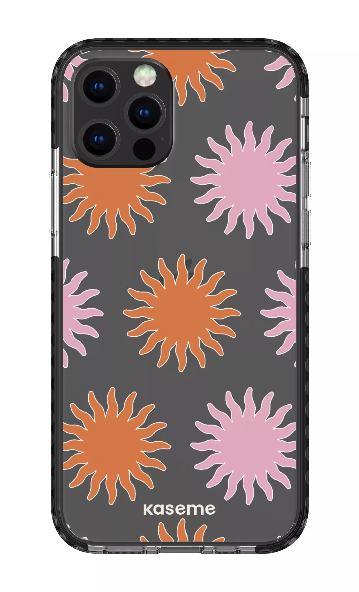 iPhone 12 pro Clear Case Black Vitamin Sea Clear Case -
