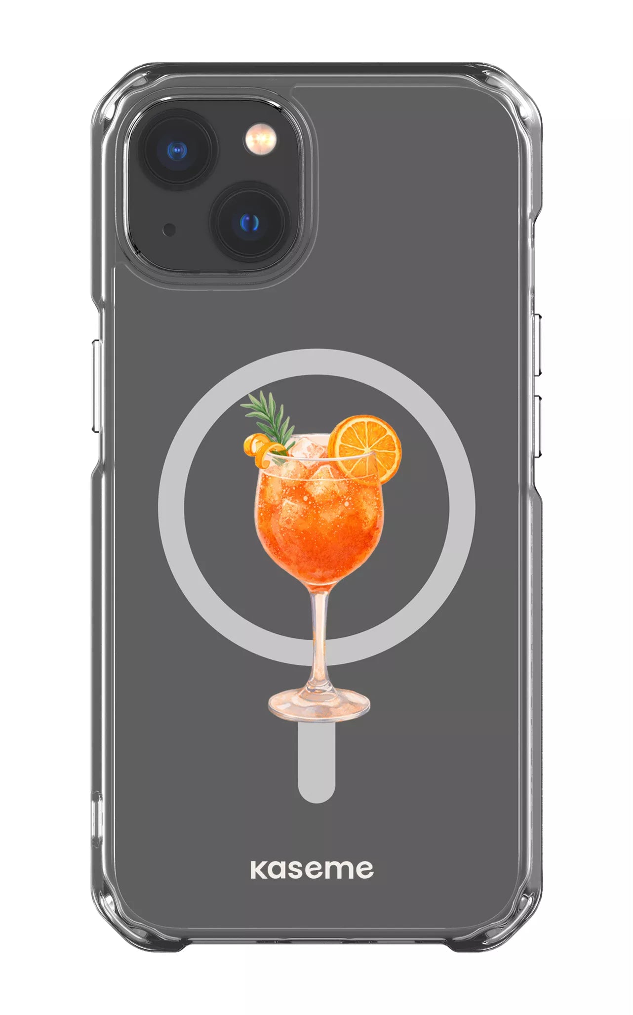 iPhone 13 Clear Case - Magsafe Aperol Sunset Clear Case -