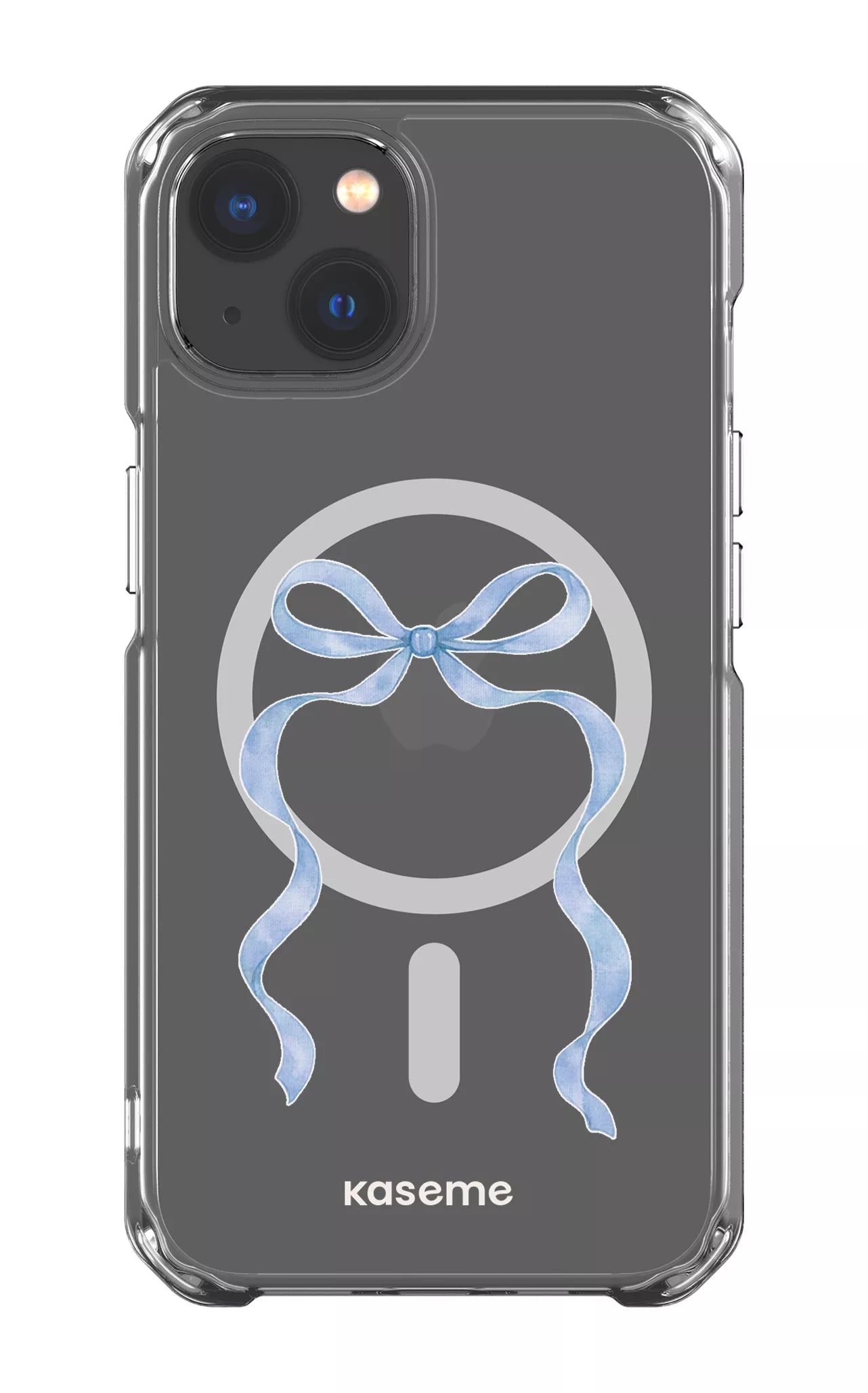 iPhone 13 Clear Case - Magsafe Celeste Blue Clear Case -
