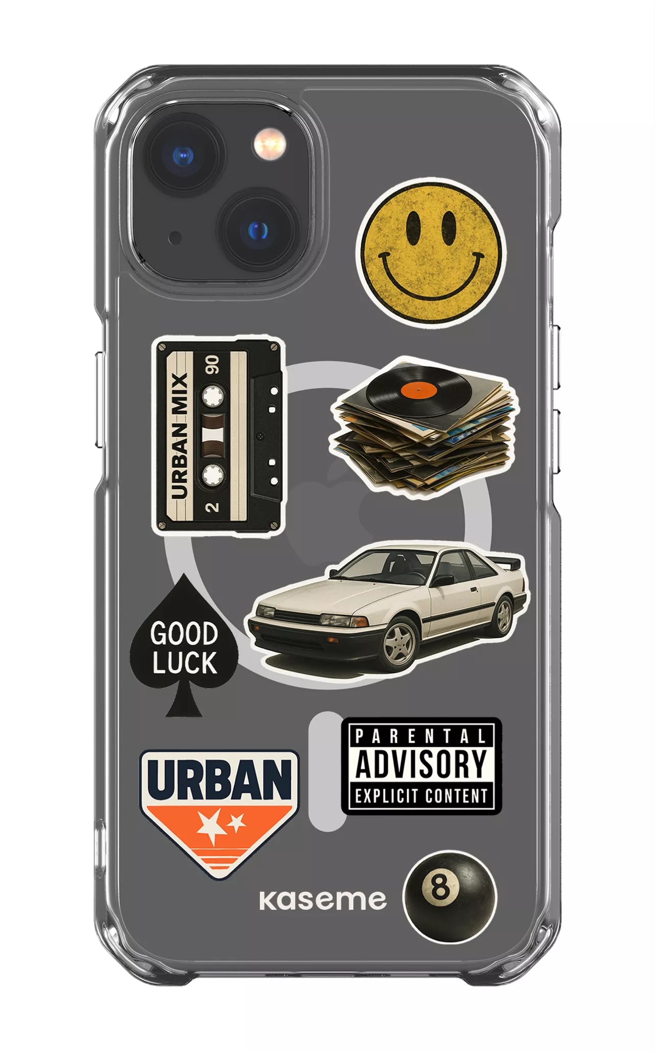 iPhone 13 Clear Case - Magsafe Downtown Clear Case -