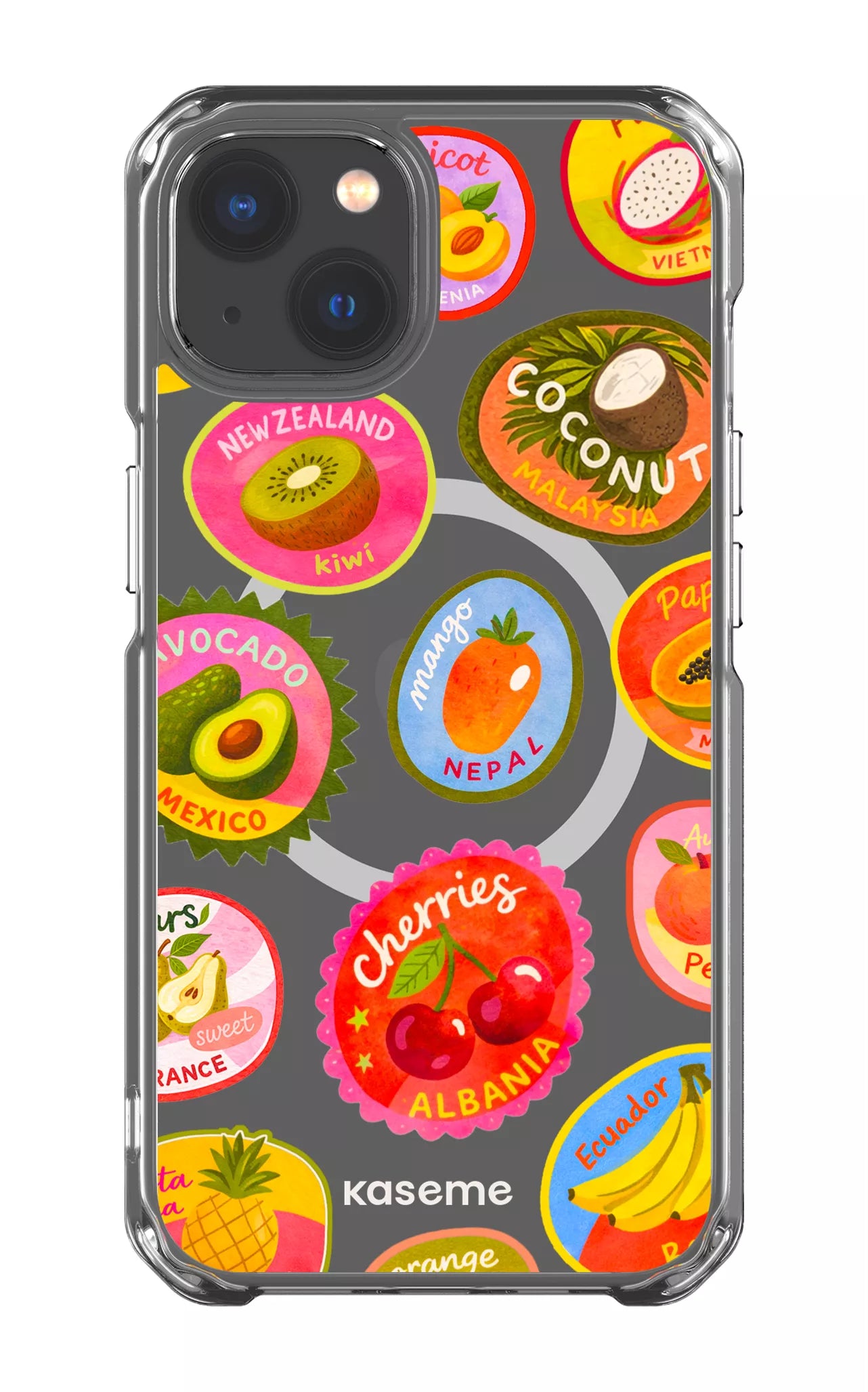 iPhone 13 Clear Case - Magsafe Frutti Clear Case -