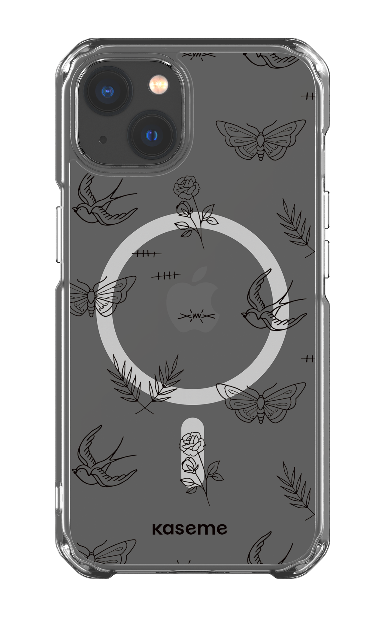 iPhone 13 Clear Case - Magsafe Ink Clear Case -