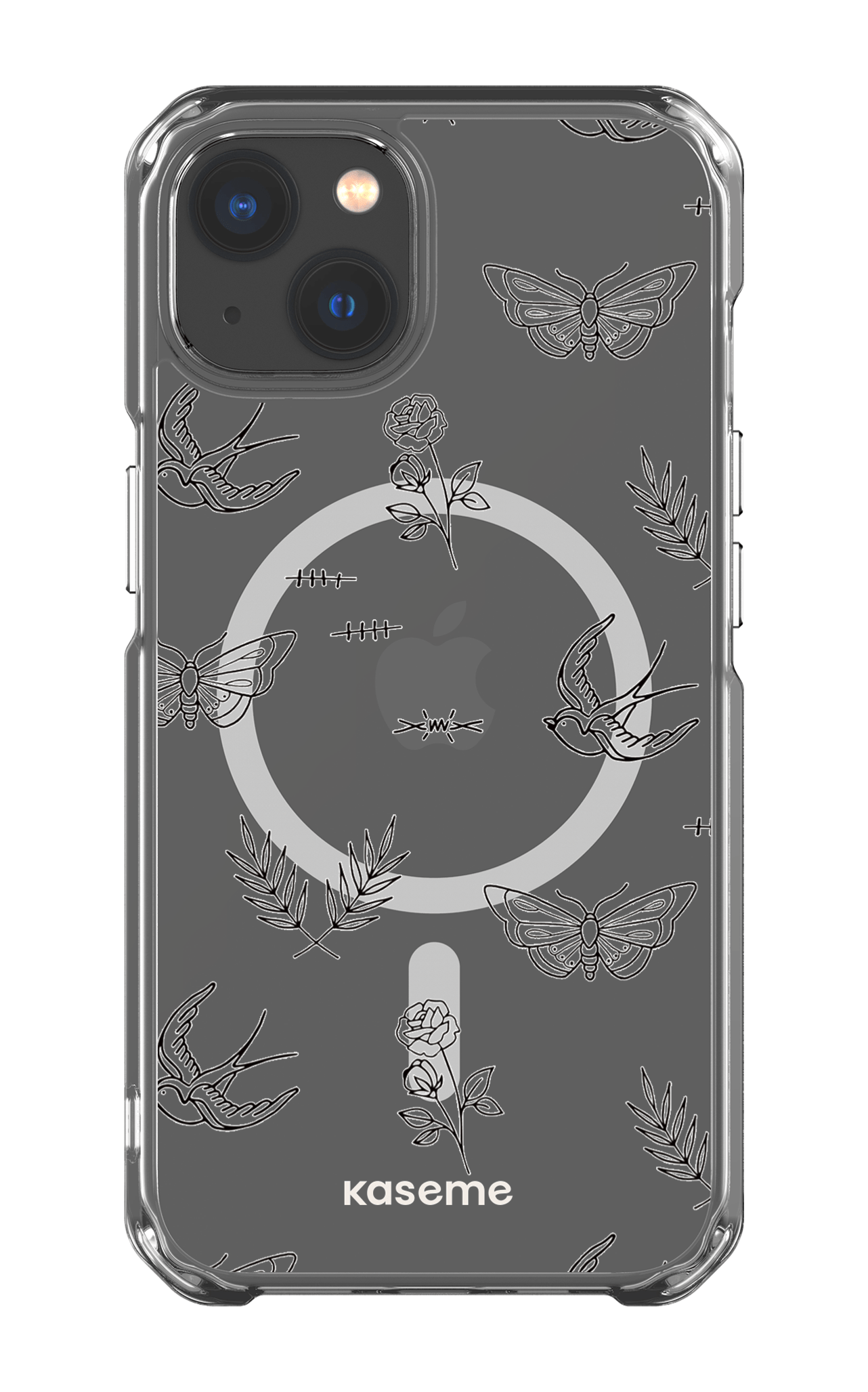 iPhone 13 Clear Case - Magsafe Ink Clear Case -