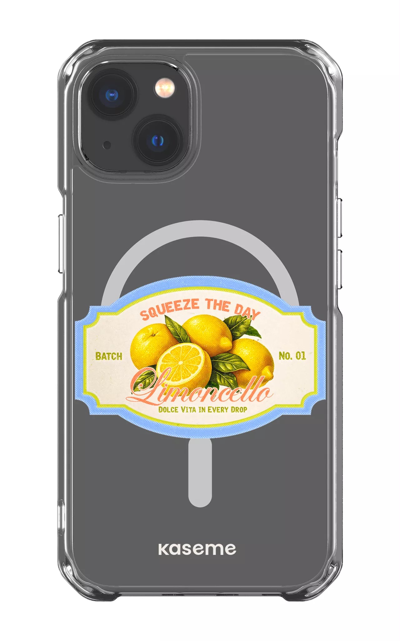 iPhone 13 Clear Case - Magsafe Limoncello Clear Case -