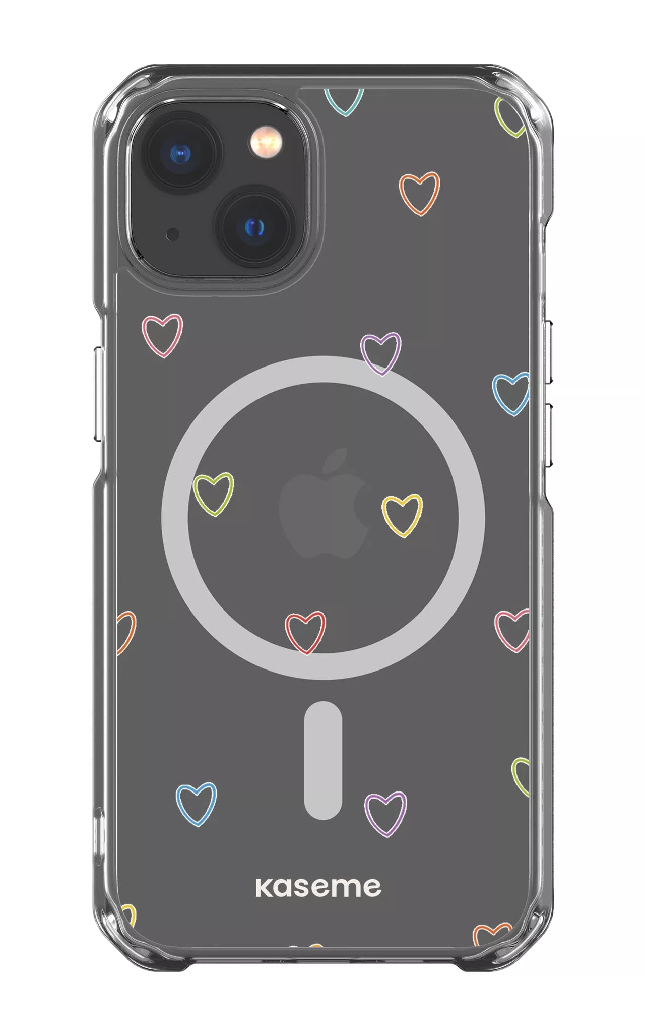 iPhone 13 Clear Case - Magsafe Love Wins Clear Case -