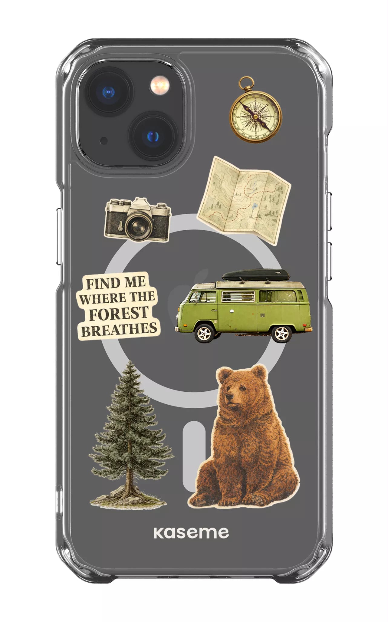 iPhone 13 Clear Case - Magsafe Roamer Clear Case -