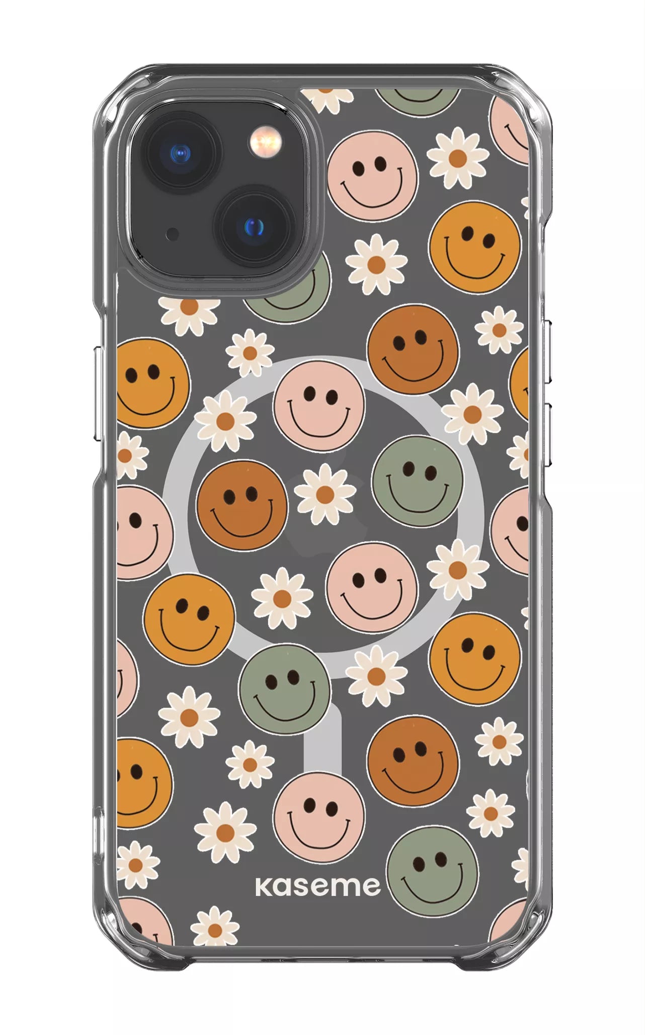 iPhone 13 Clear Case - Magsafe Smirk Clear Case -