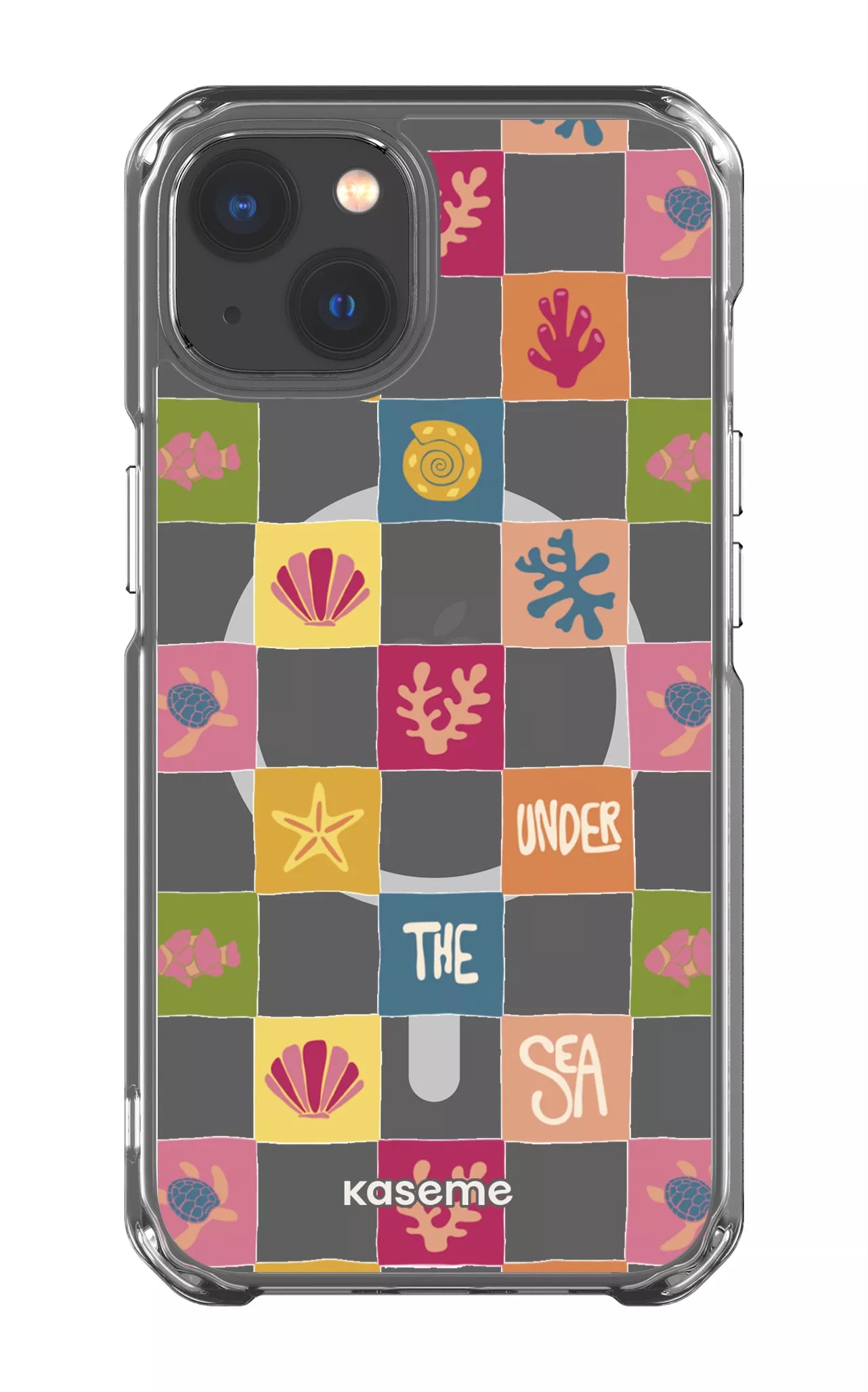 iPhone 13 Clear Case - Magsafe Under the sea Clear Case -