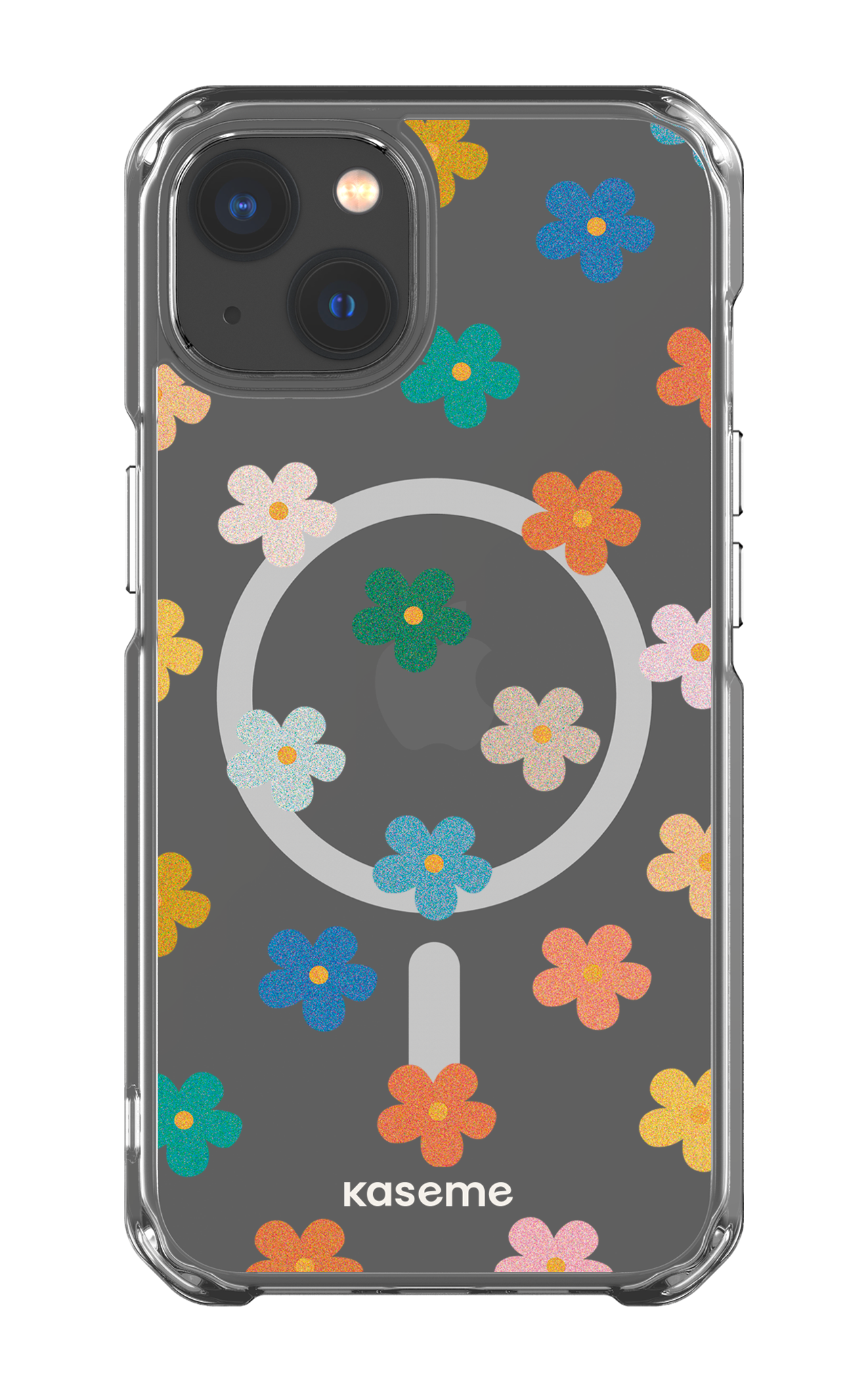 iPhone 13 Clear Case - Magsafe Woodstock Clear Case -